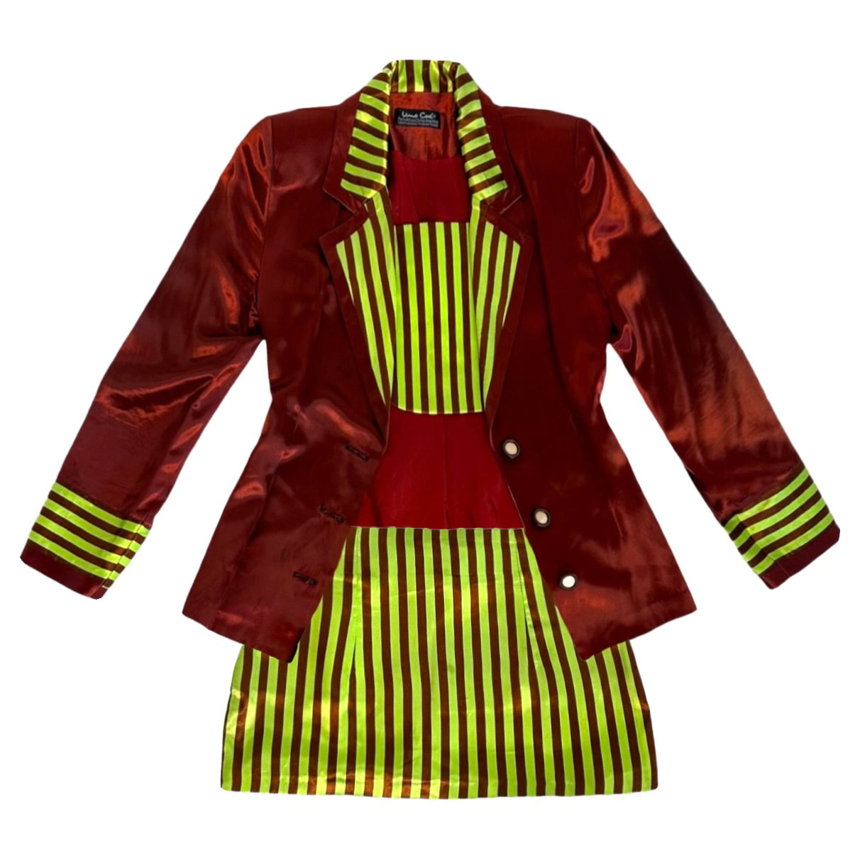 90s Striped Suit Set (XS)