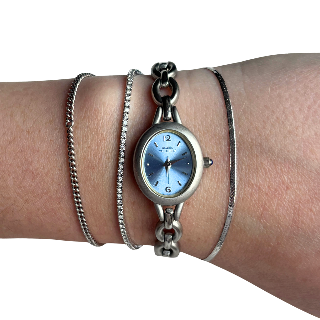 Baby Blue Dial Watch