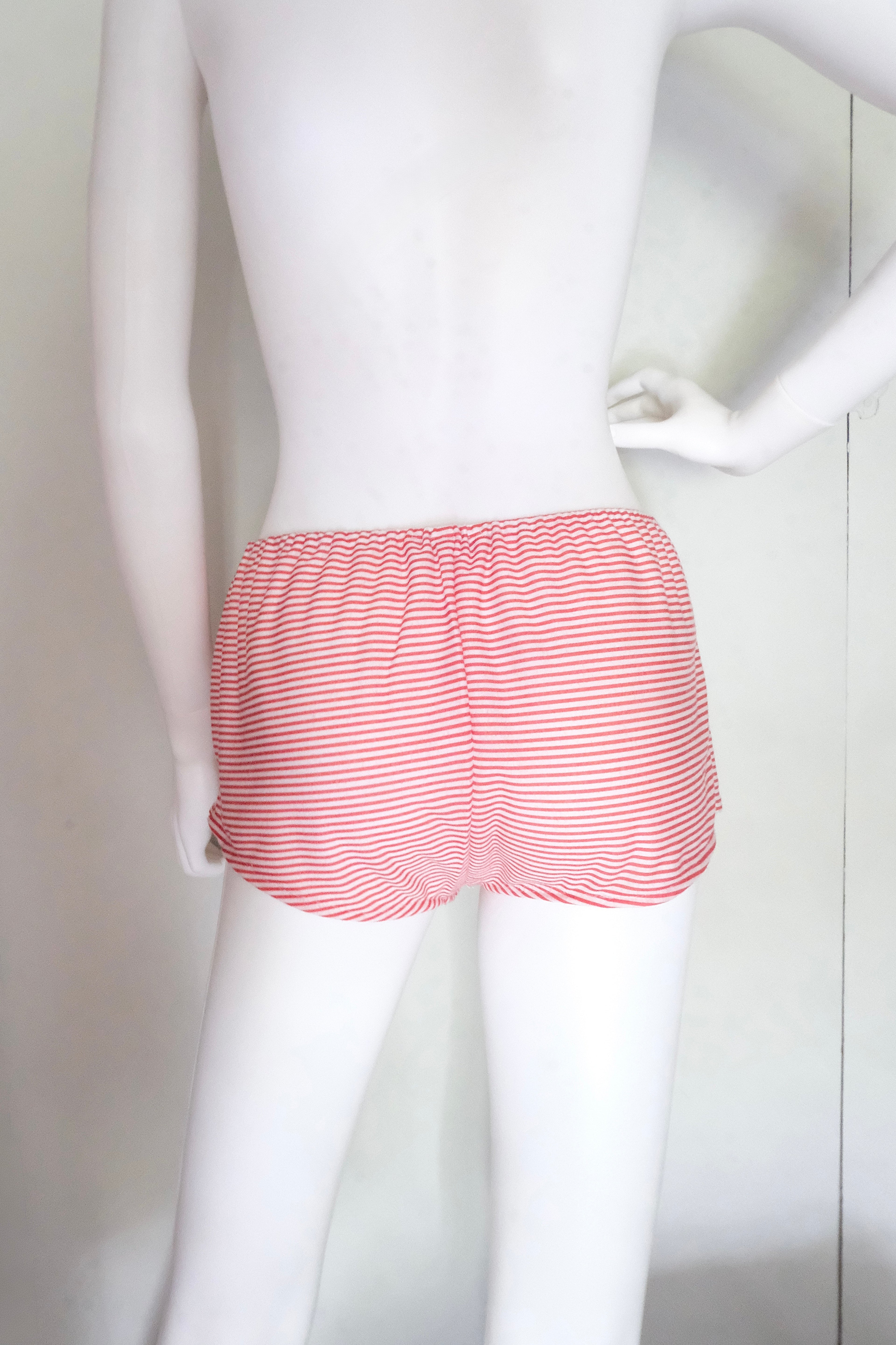 Ruby Pinstripe Micro Short (XS)