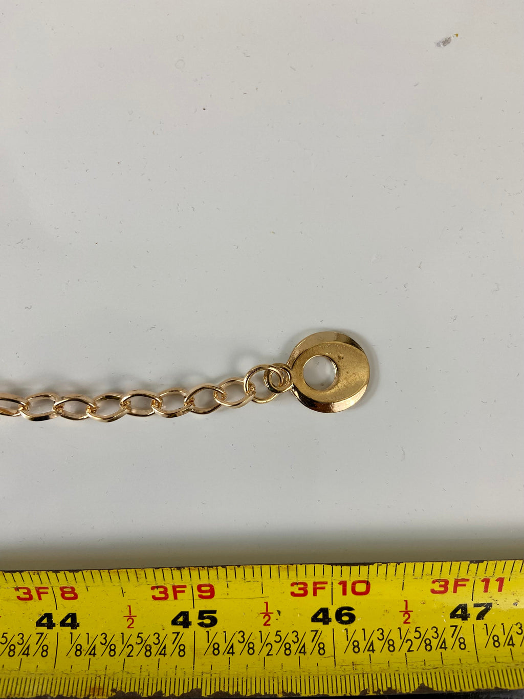 Silver gold tone belt