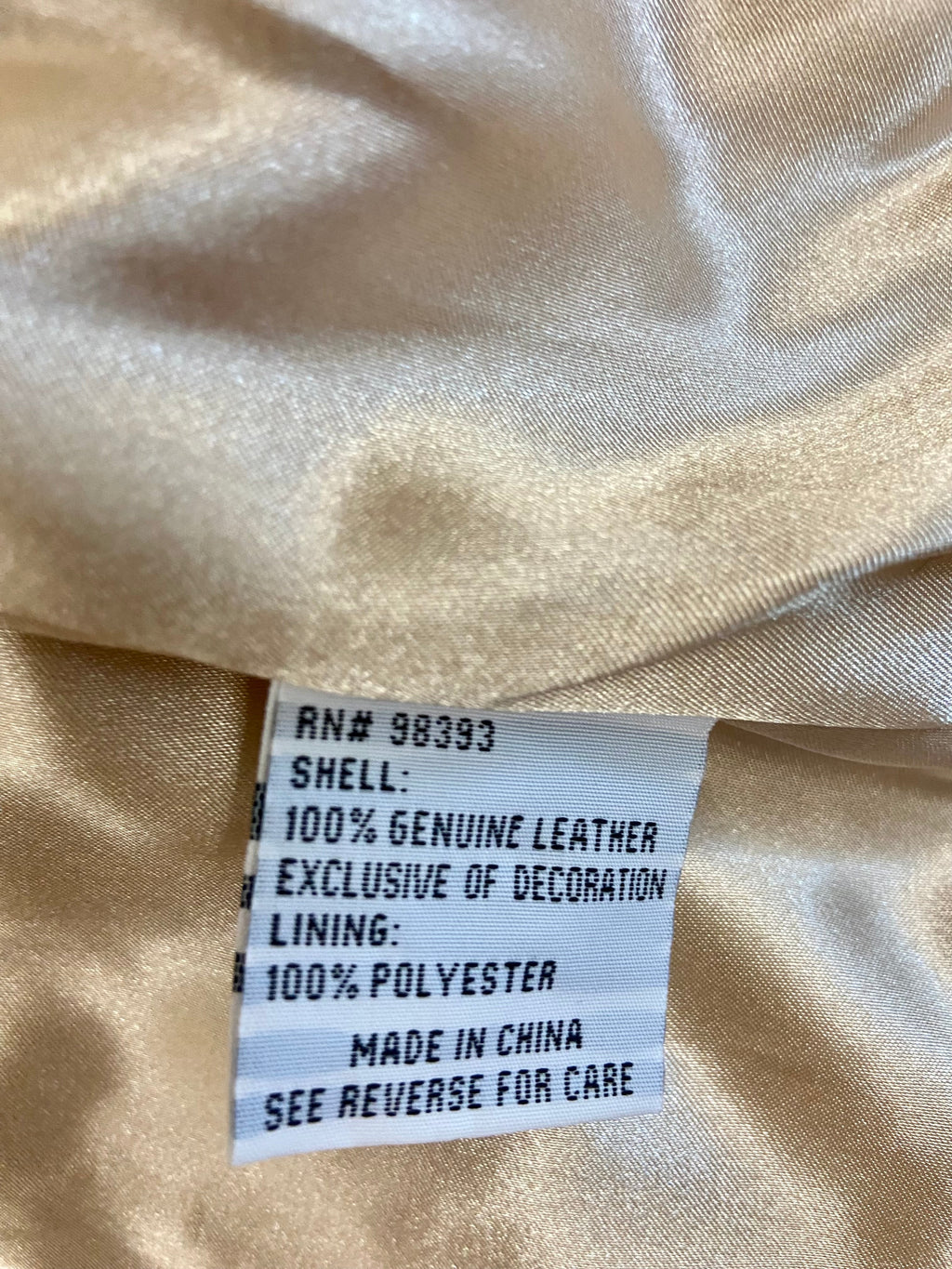 Pamela McCoy leather jacket