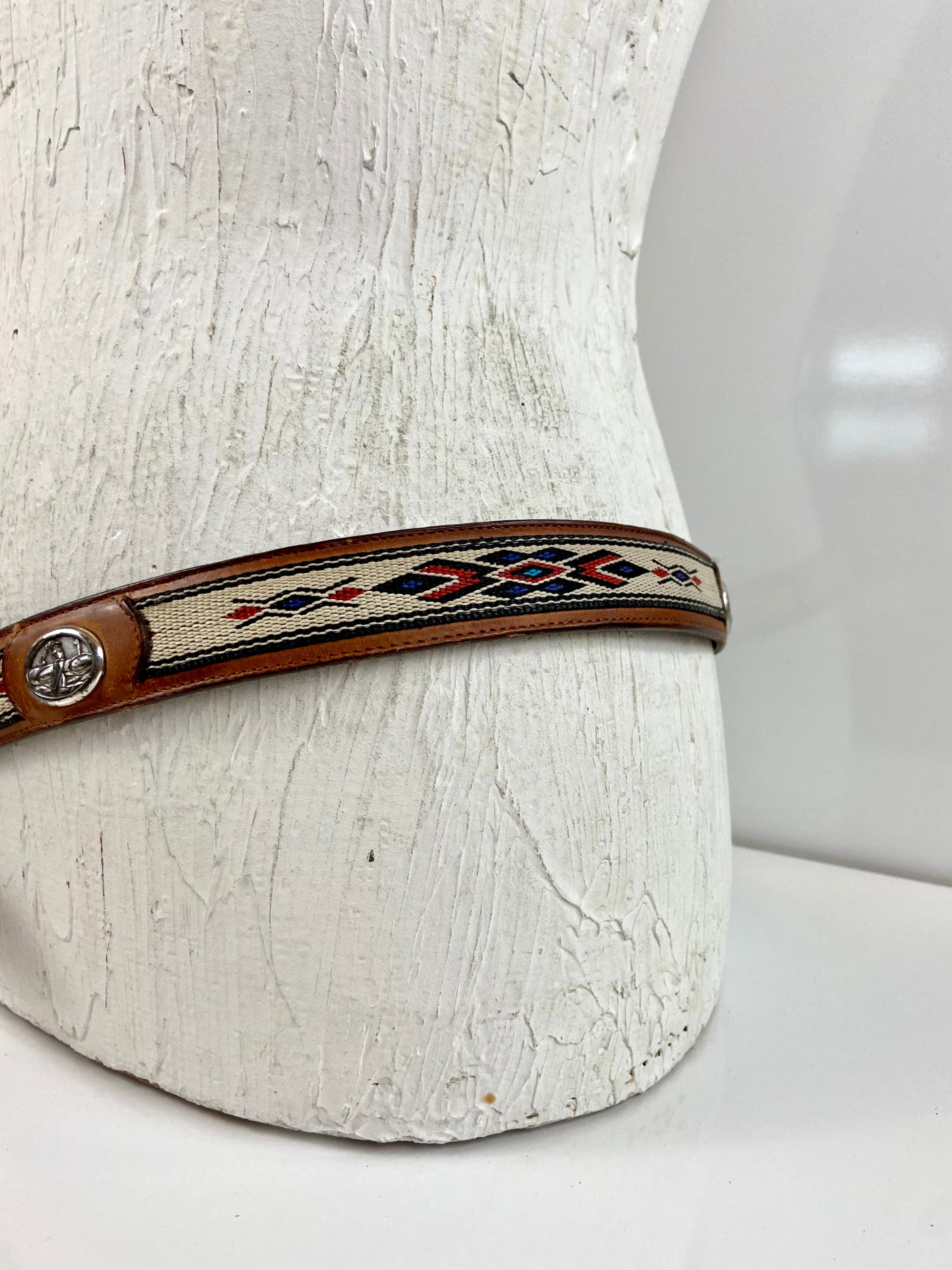 Sentry vintage leather belt