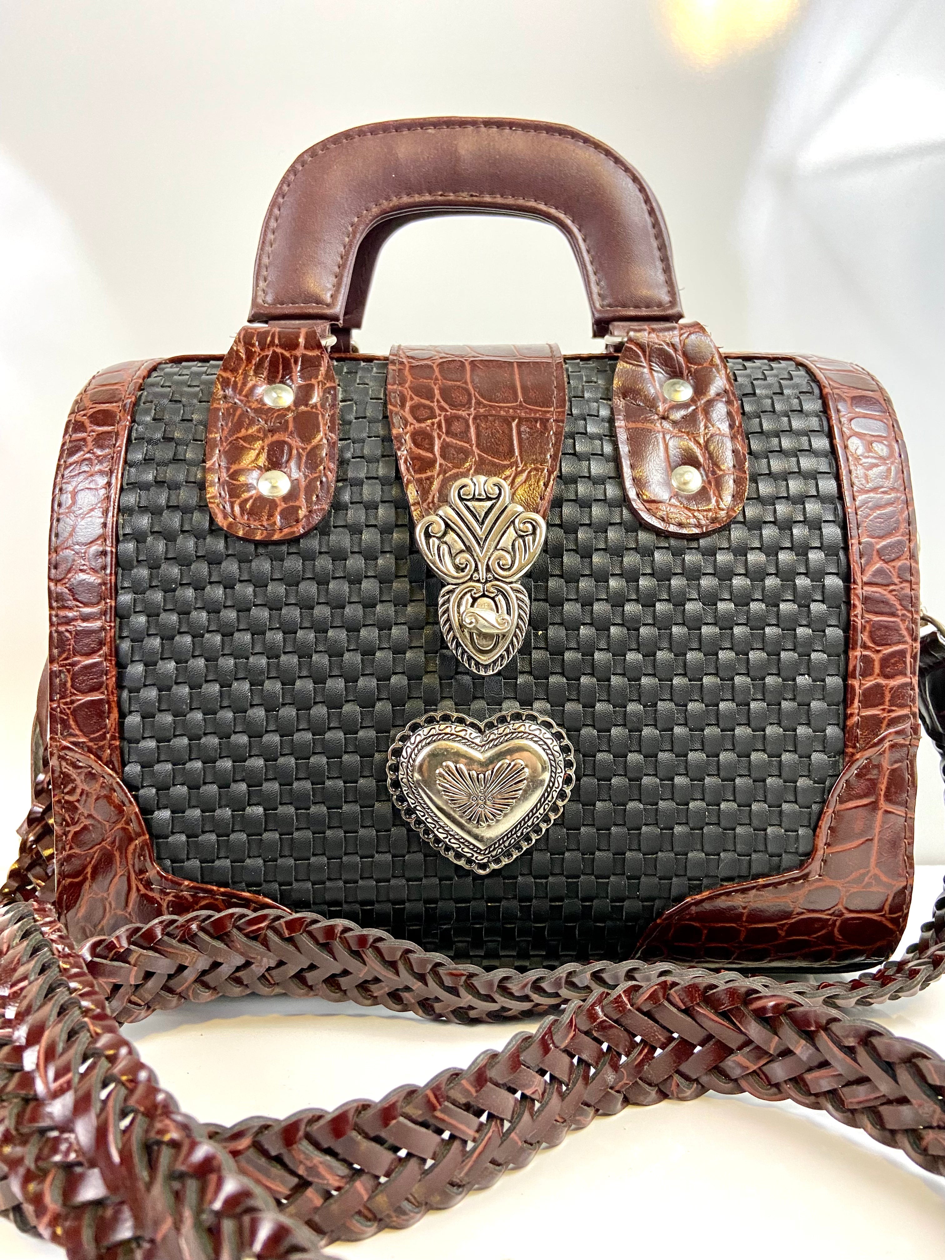 Vintage Heart Box Bag