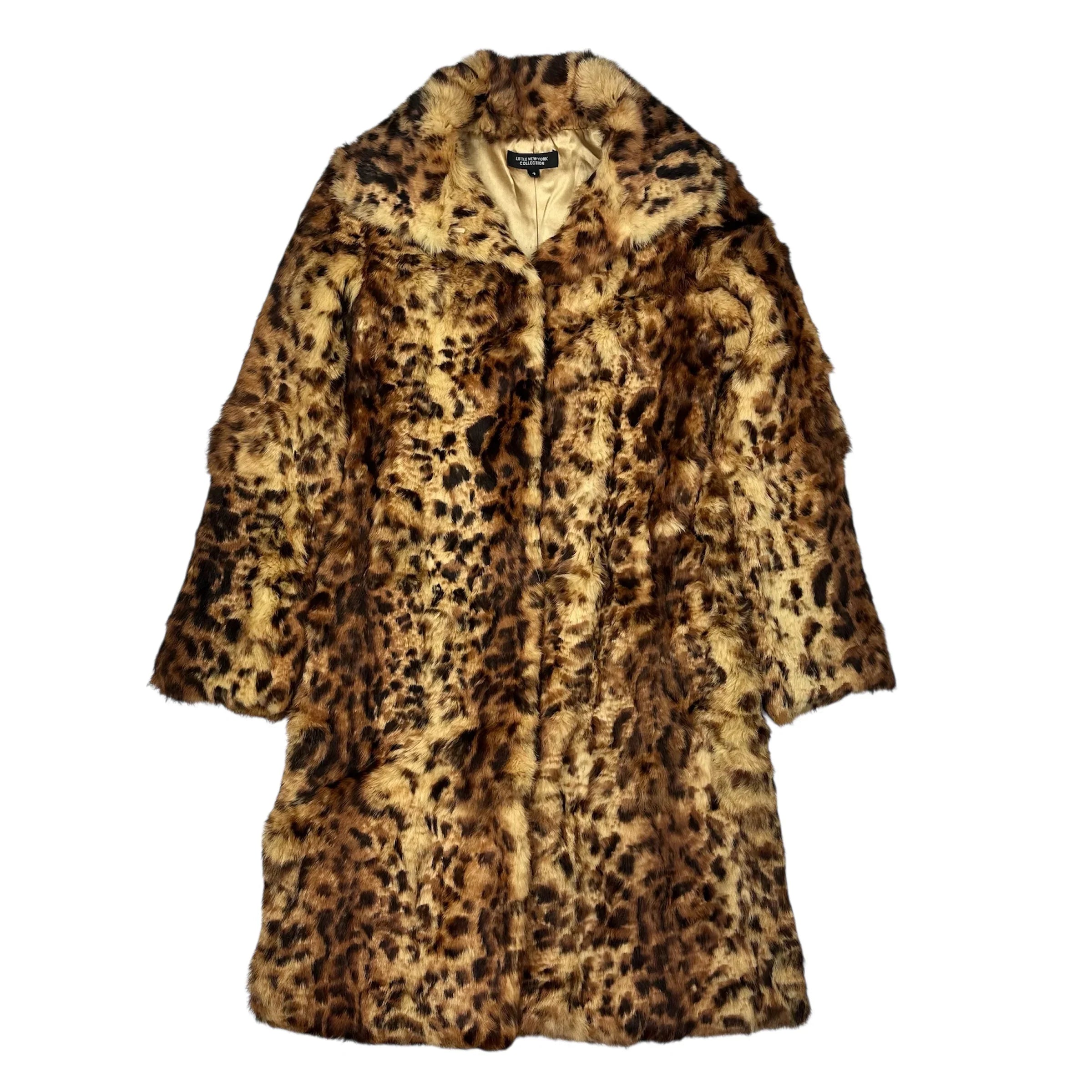 Genuine Fur Leopard Coat (S)