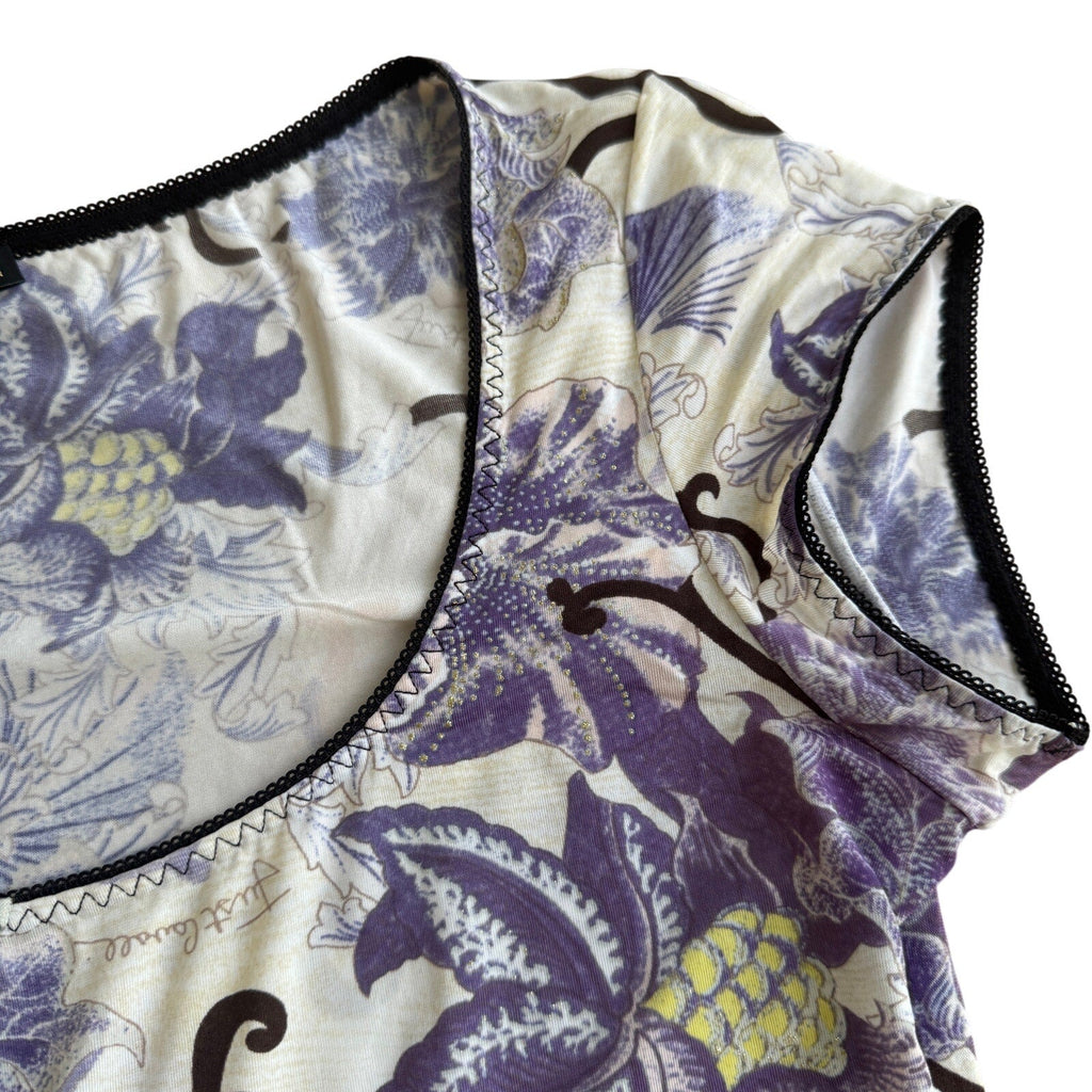 Just Cavalli Slinky Print Top (S)
