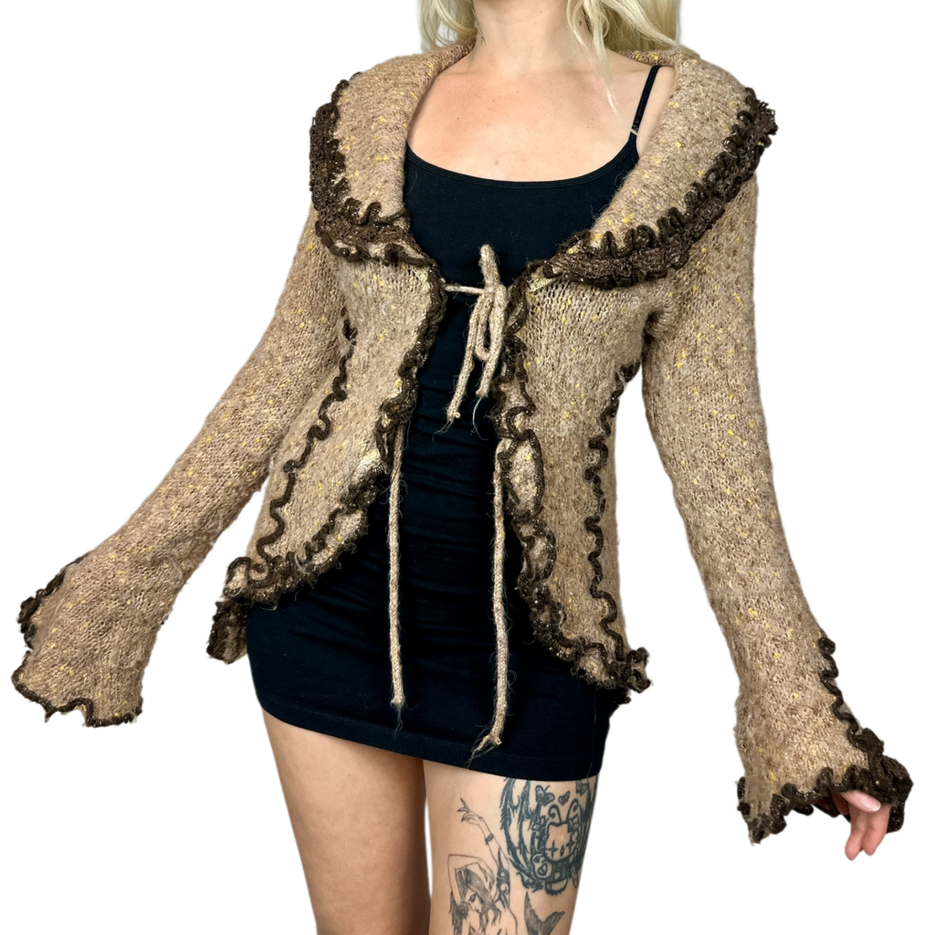 Ruffle Knit Fairy Cardigan (S/M)