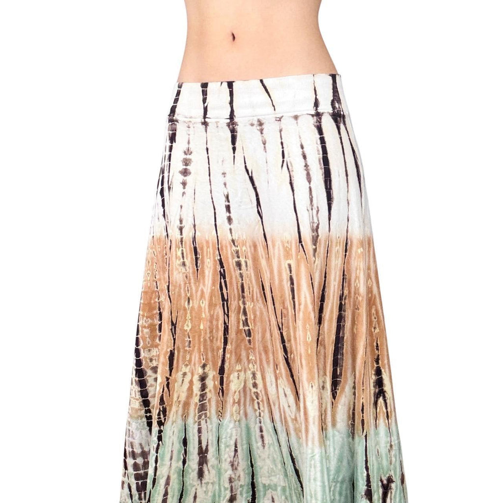 Vintage Tie Dye Maxi Skirt (L)