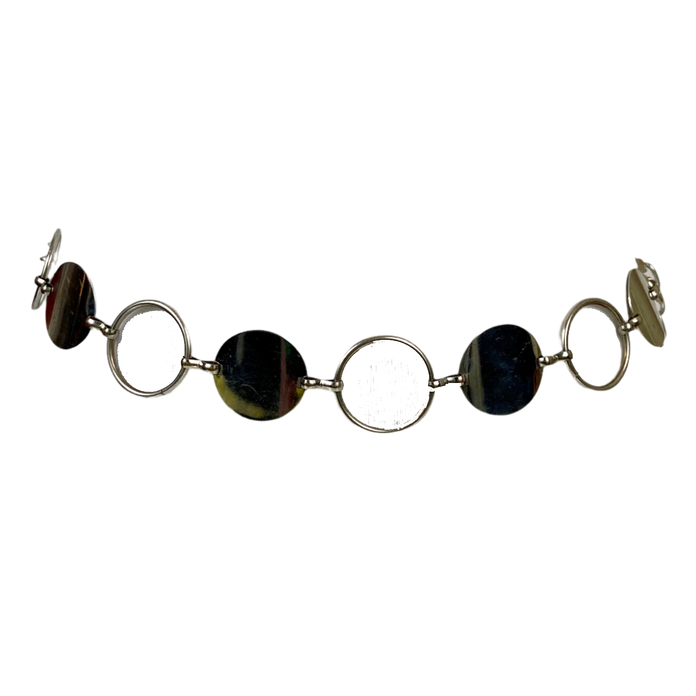Metal circles belt