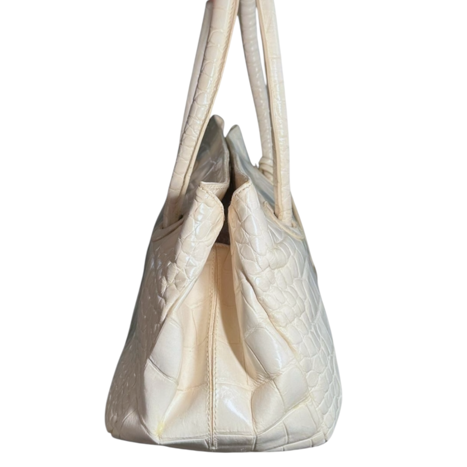 Vintage Italian Leather Furla Top Handle Bag