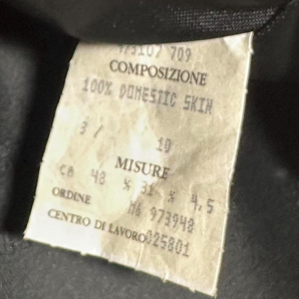 Rare 1980s Gold Moschino Redwall Bag