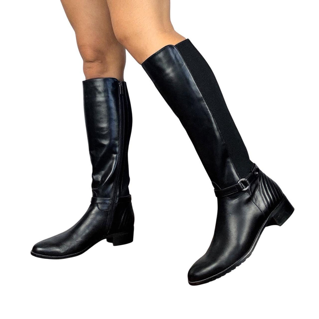 90s Italian Leather Riding Boots (10)