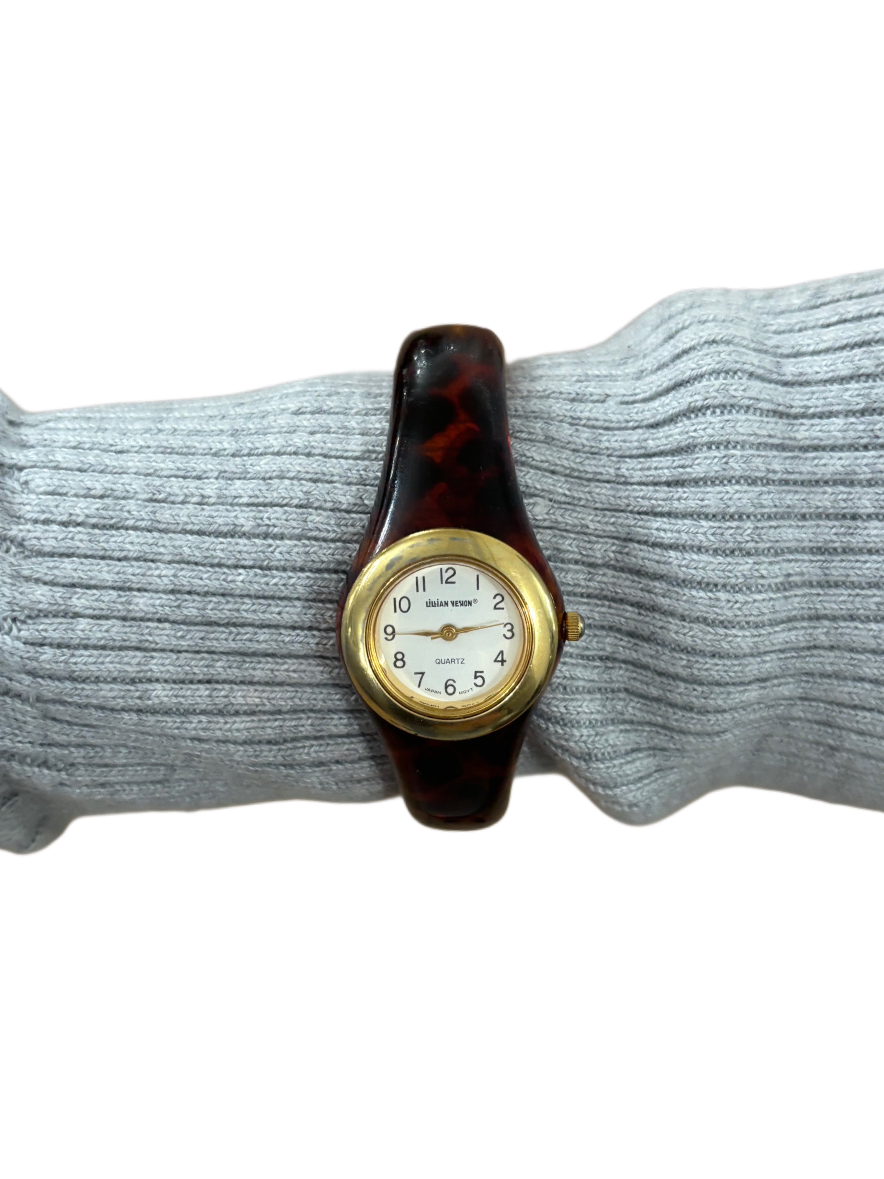 vintage tortoise shell watch