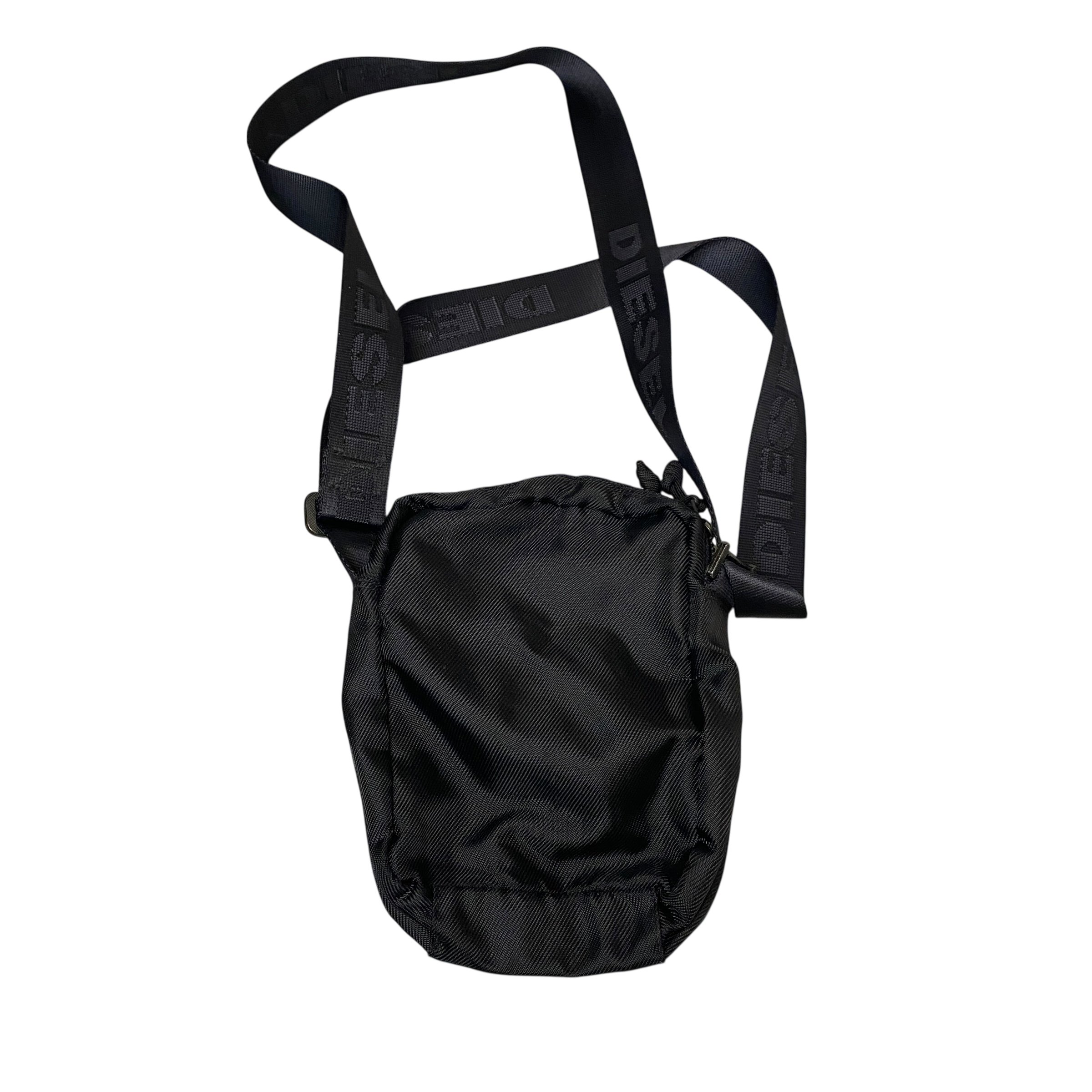 Vintage Diesel Black Utility Cross Body Bag