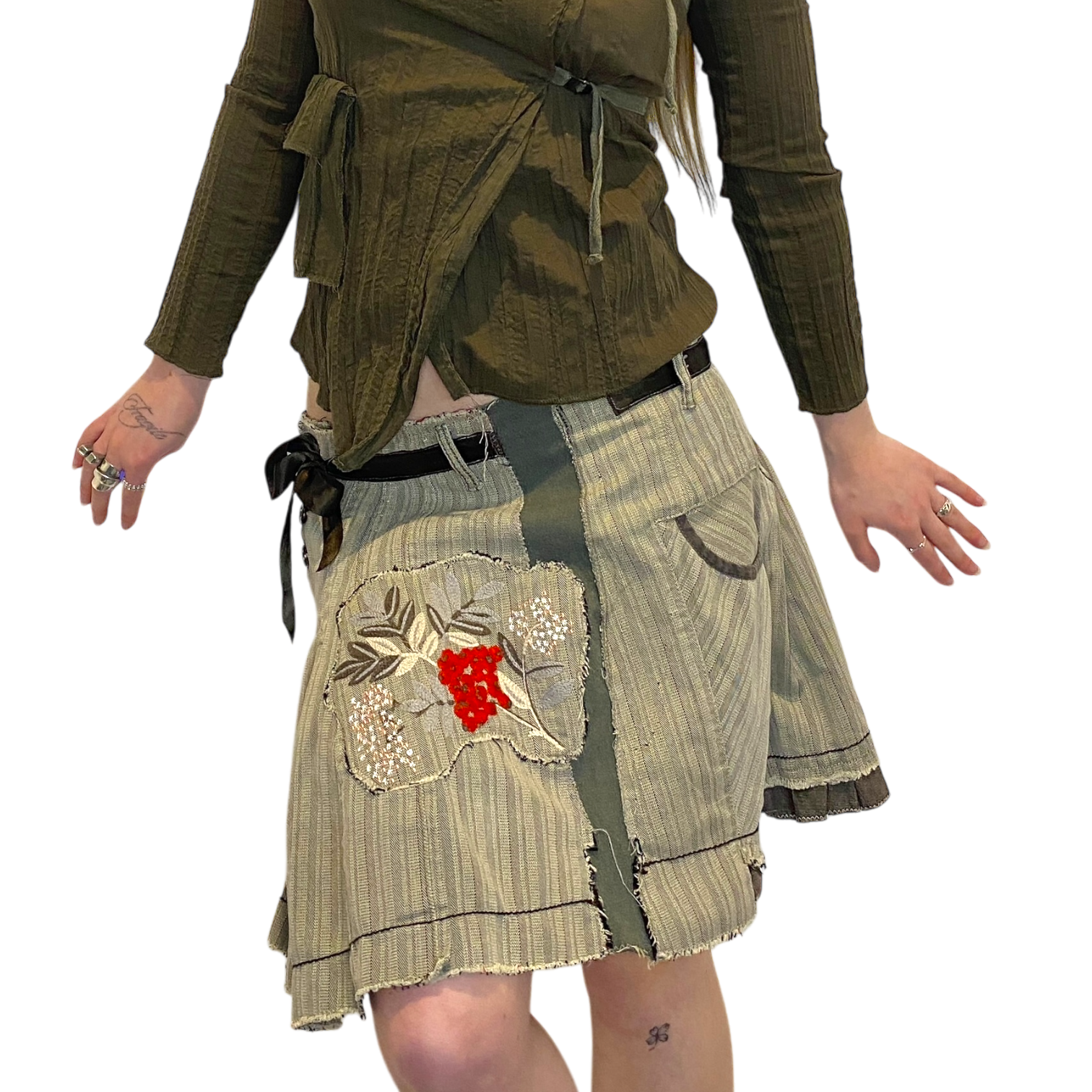 Vintage Marithé Francois Girbaud Skirt (M/L)