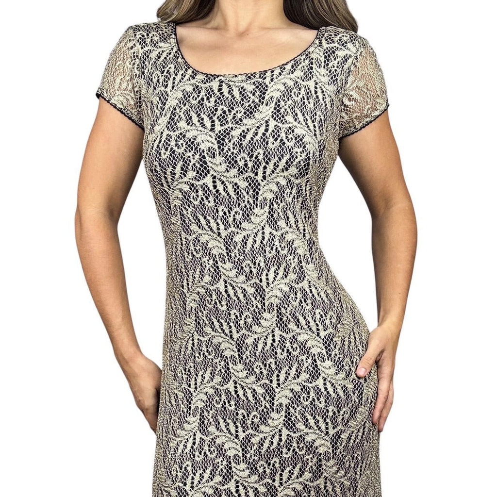 90s Lace Midi Dress (M/L)