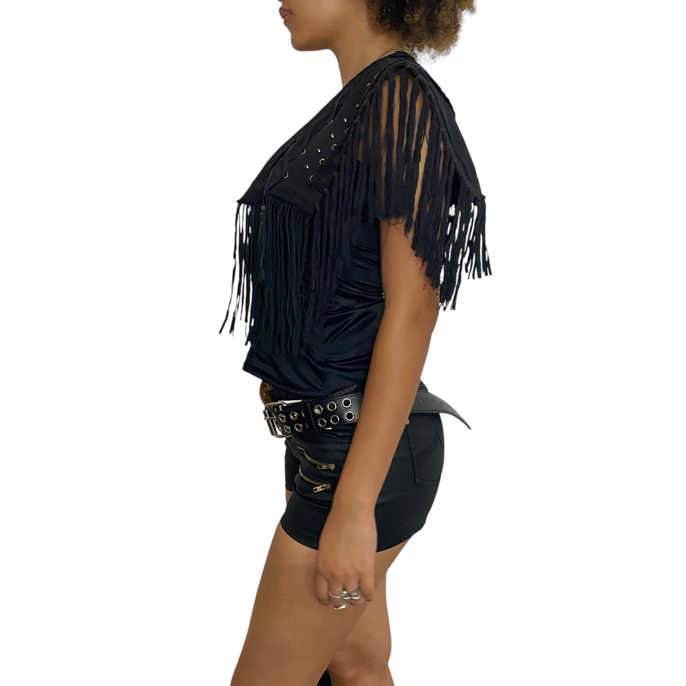 Deadstock Fringe Collar Accessory (One Size)