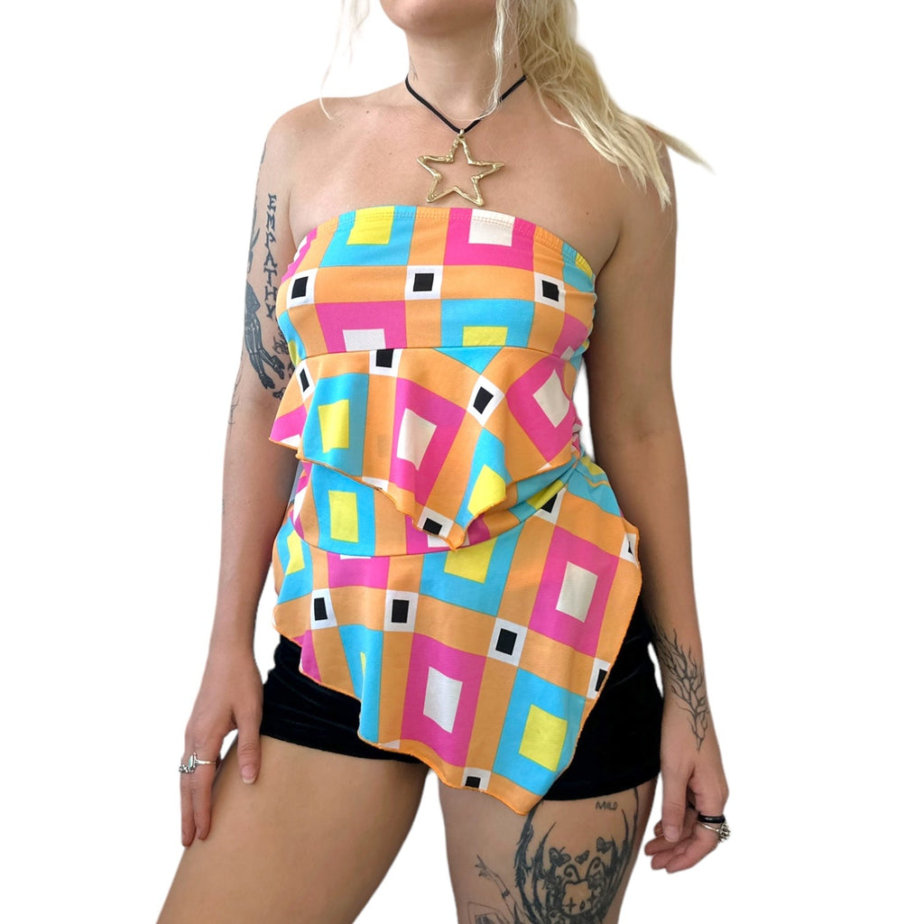 Funky Y2K Tube Top (S/M)