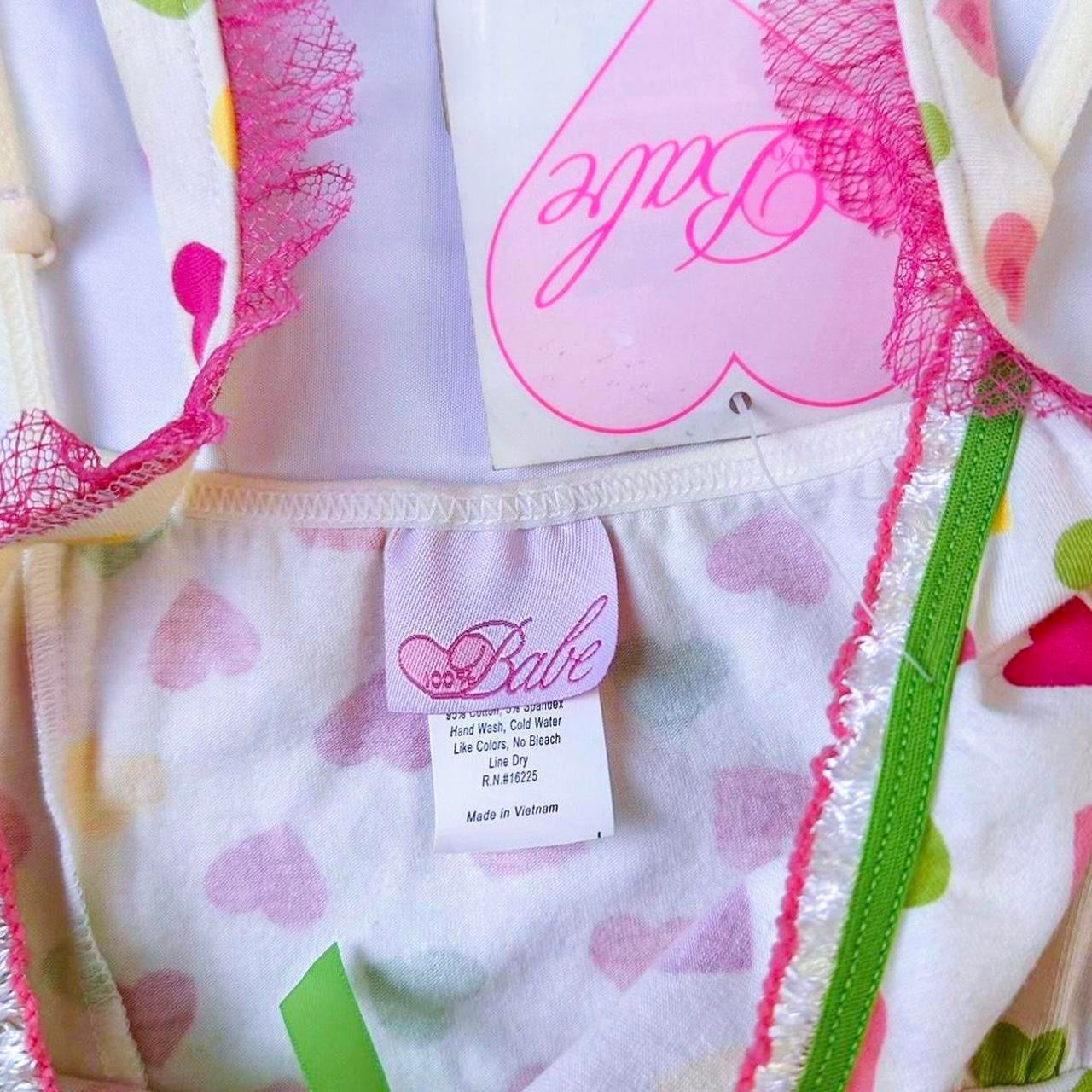 2000s Heart Print Cami (M)