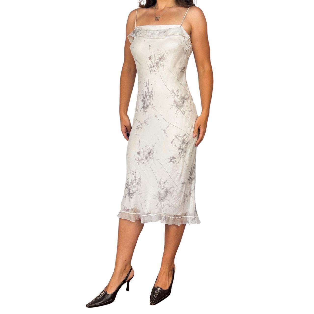 90s Ethereal Silk Midi Dress (S)