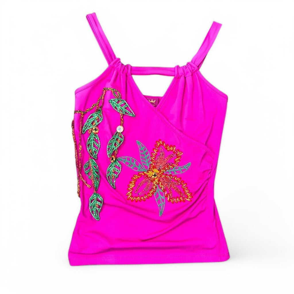 Save The Queen Embroidered Tank Top (S)