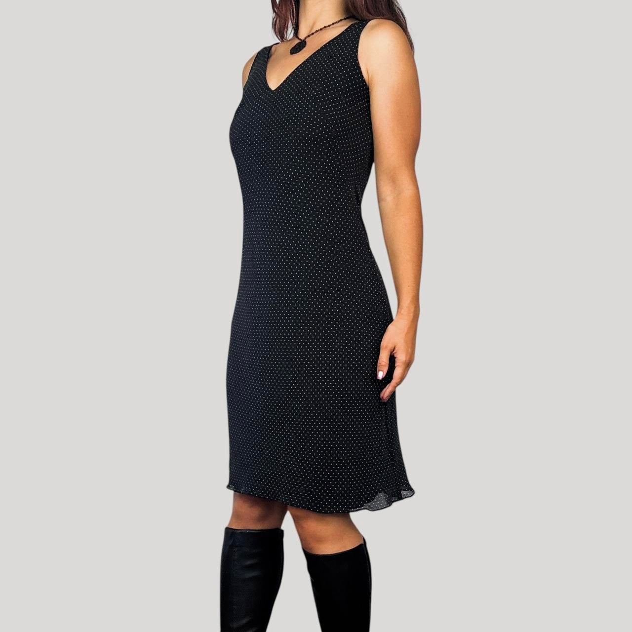 Silk Polka Dot Mini Dress (XS)