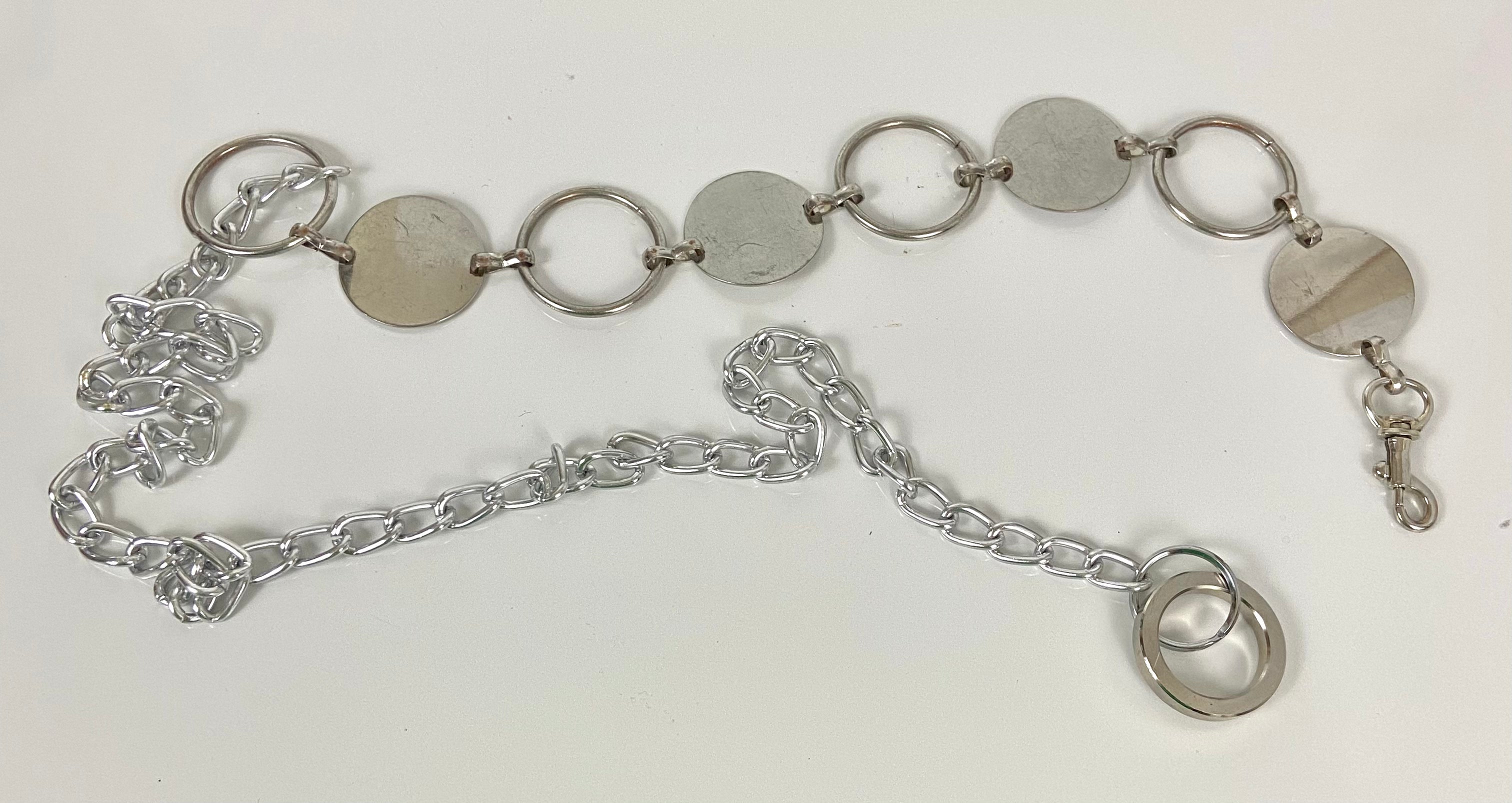 Metal circles belt
