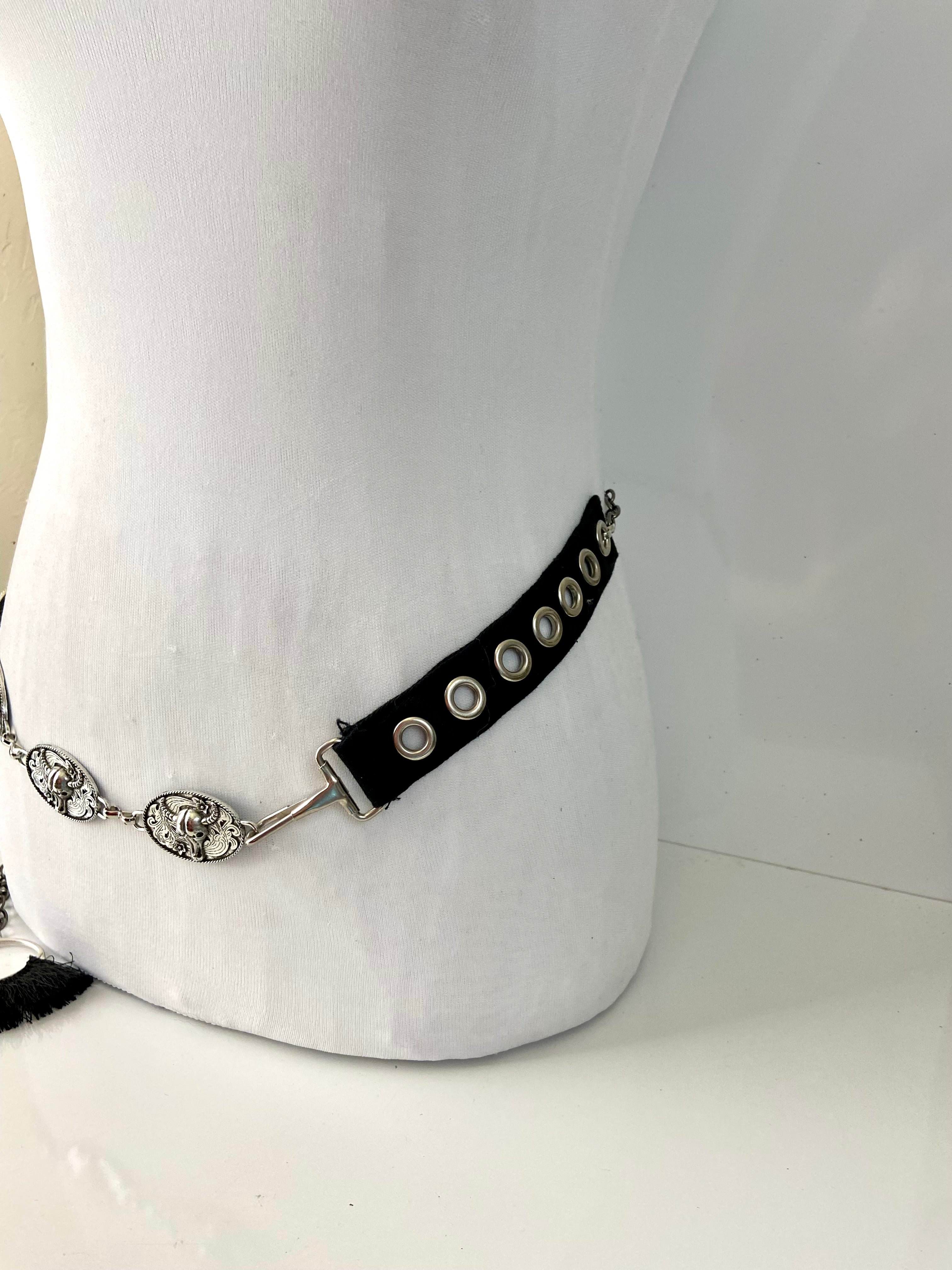 Mixed Media Chain Belt