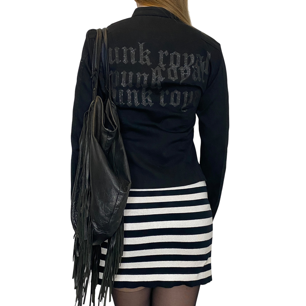 Vintage Grunge Military Jacket (S/M)