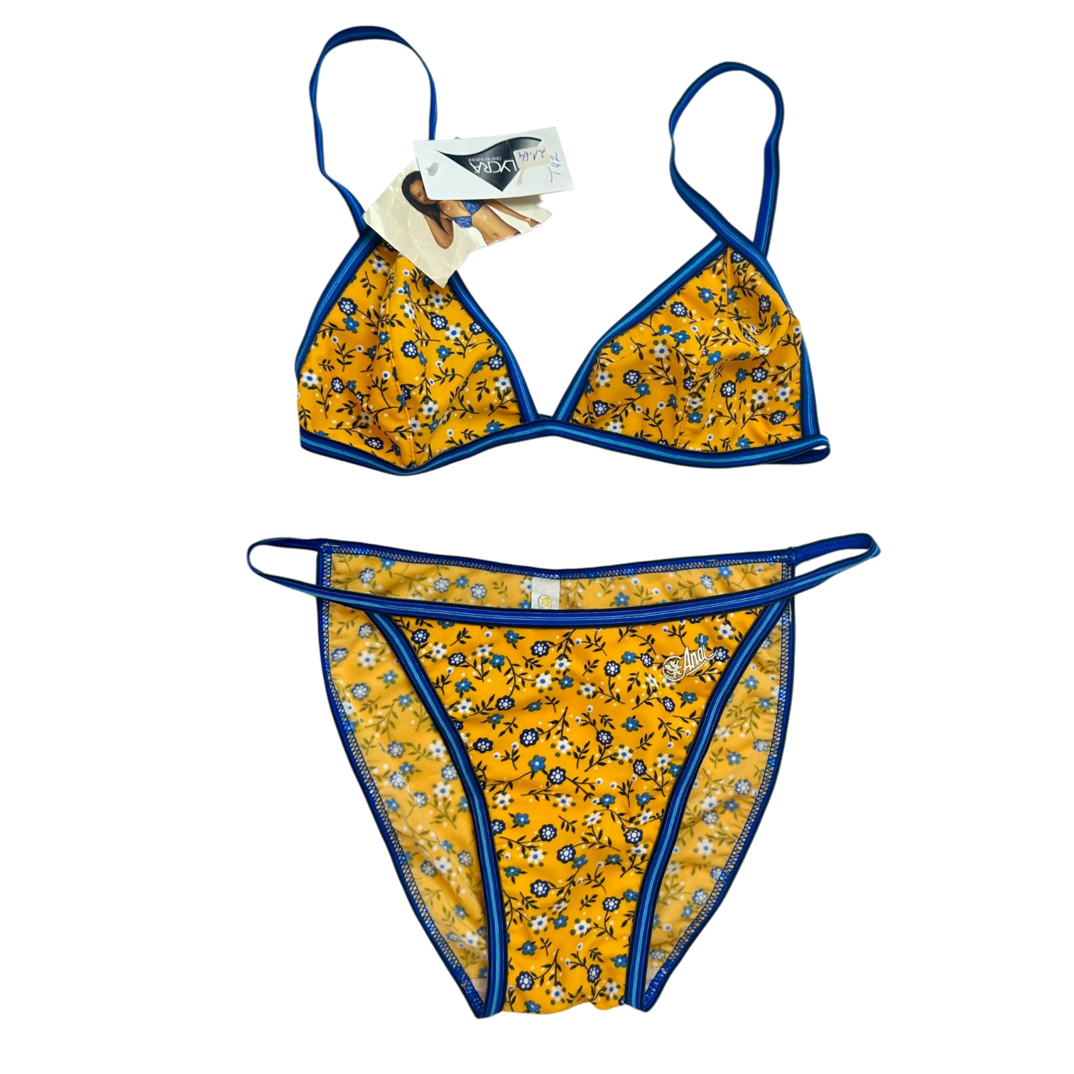 90s Deadstock Floral Bikini (XS/S)