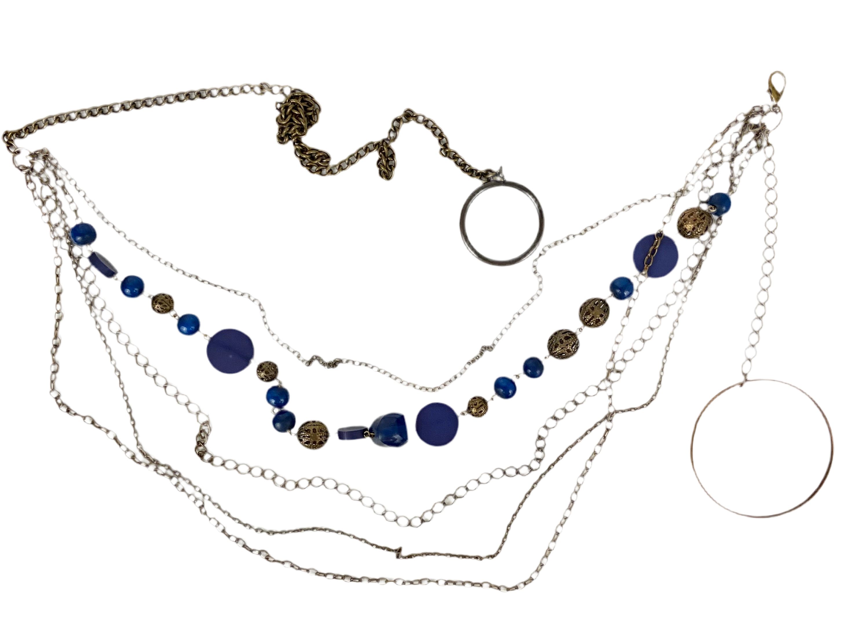 Layers and beads belt