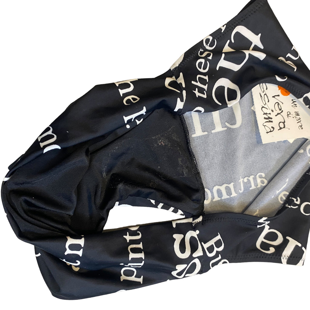 Deadstock Vintage Italian Monogram Bikini Set (S)