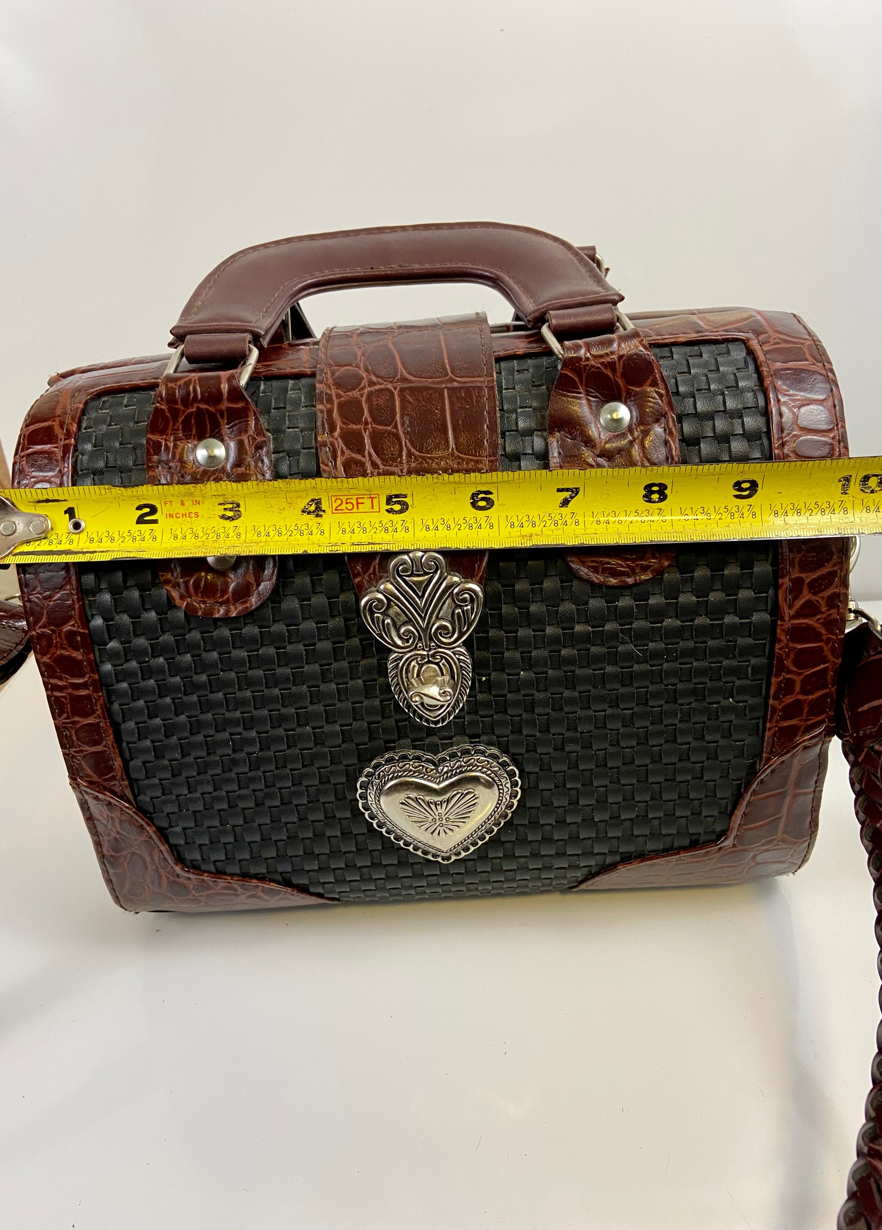 Vintage Heart Box Bag