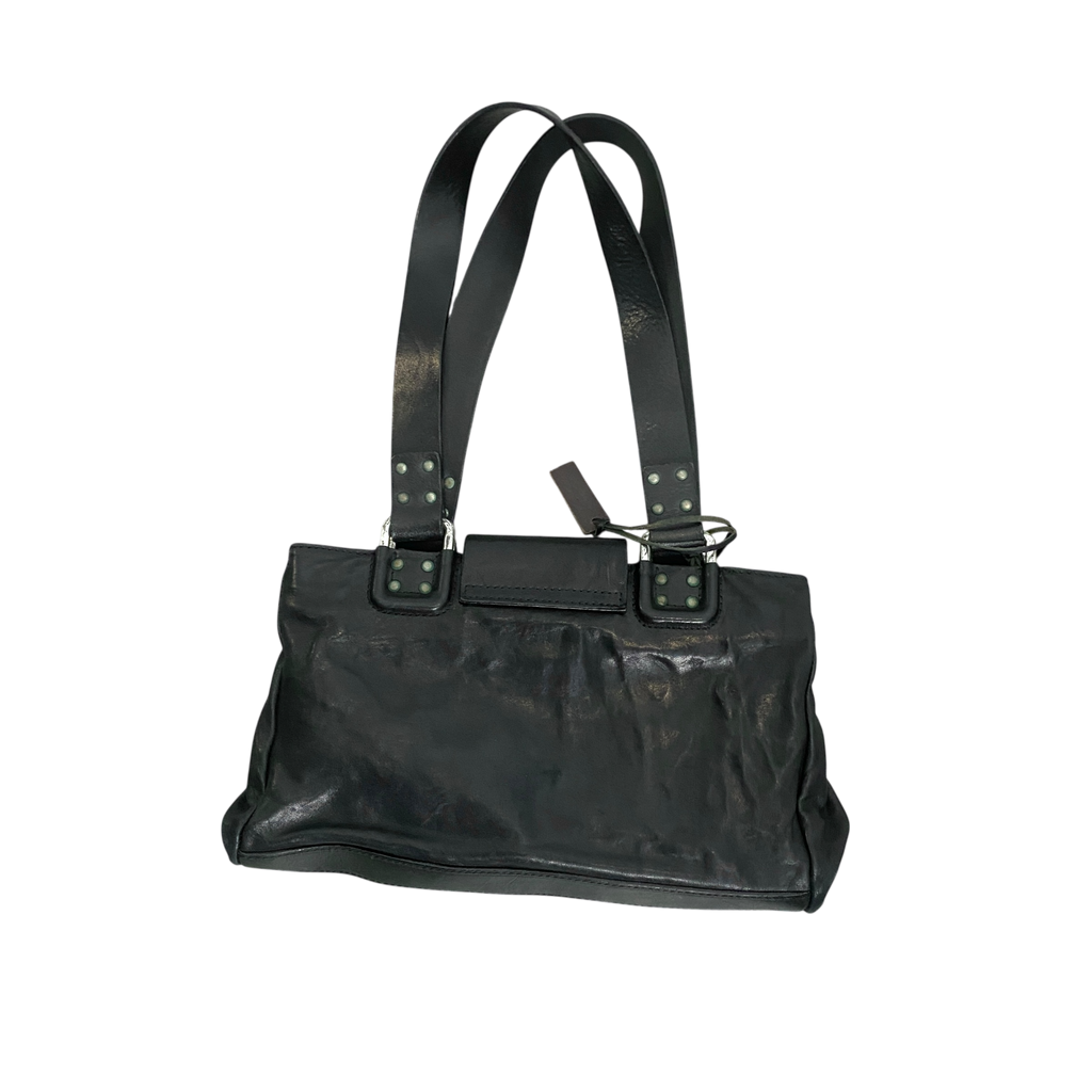 Vintage Leather Black Diesel Bag