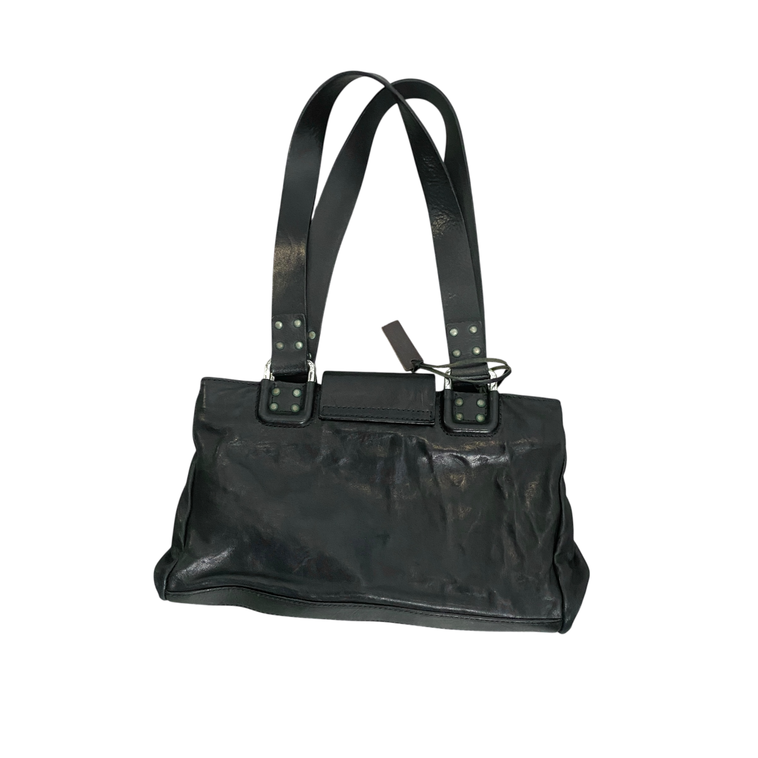 Vintage Leather Black Diesel Bag