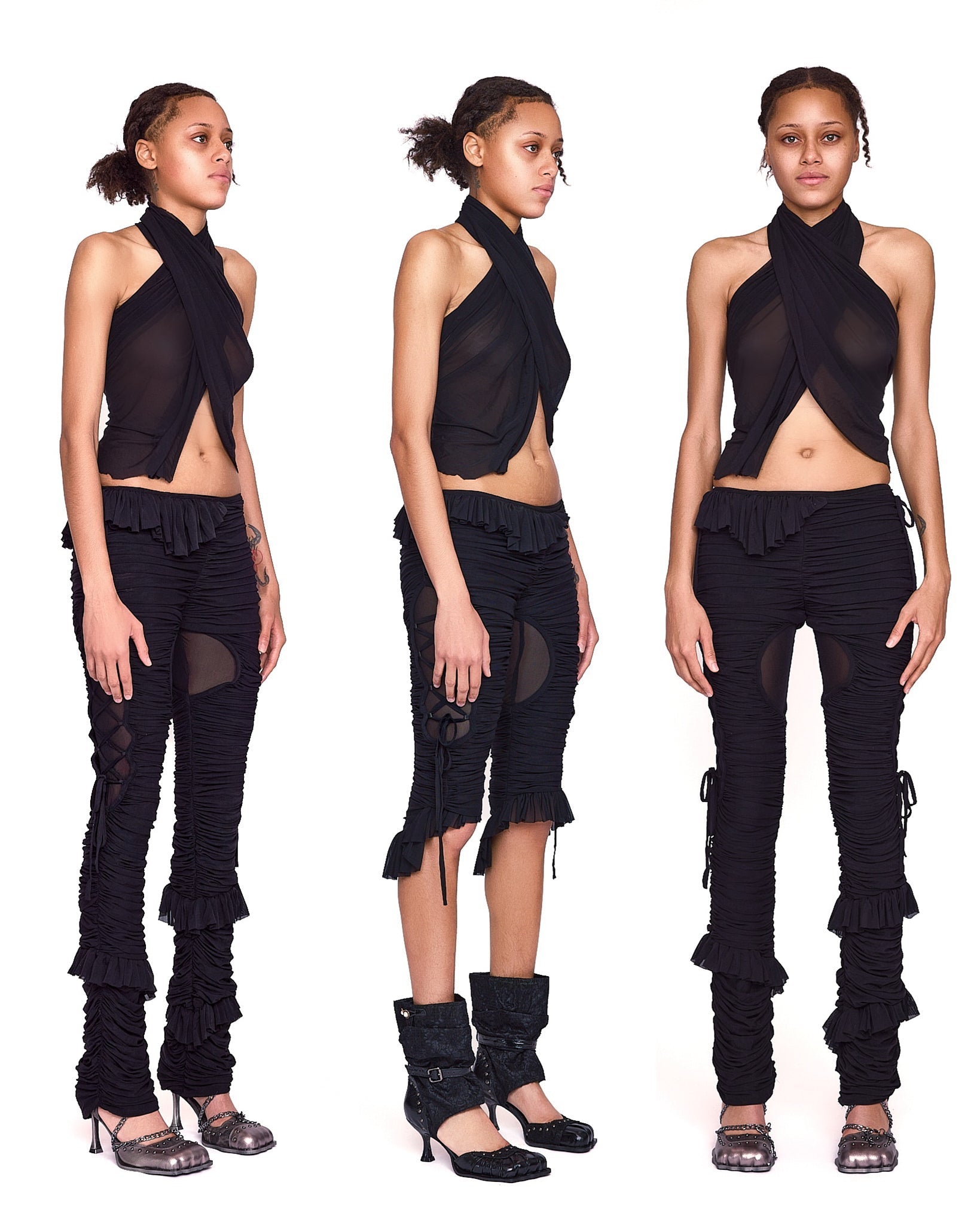 Candy Crush Capris in Black (XS-XL)