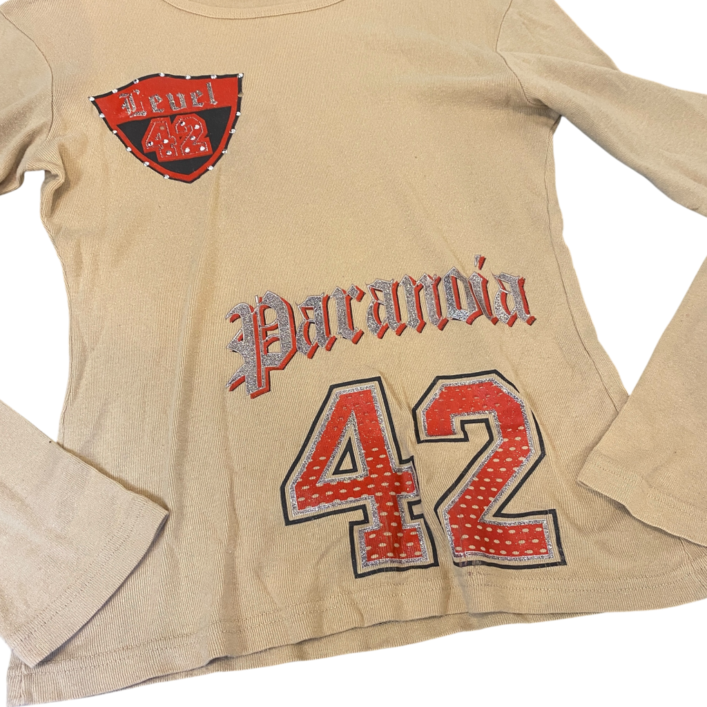 Vintage Y2K Varsity Motif Longsleeve (S)