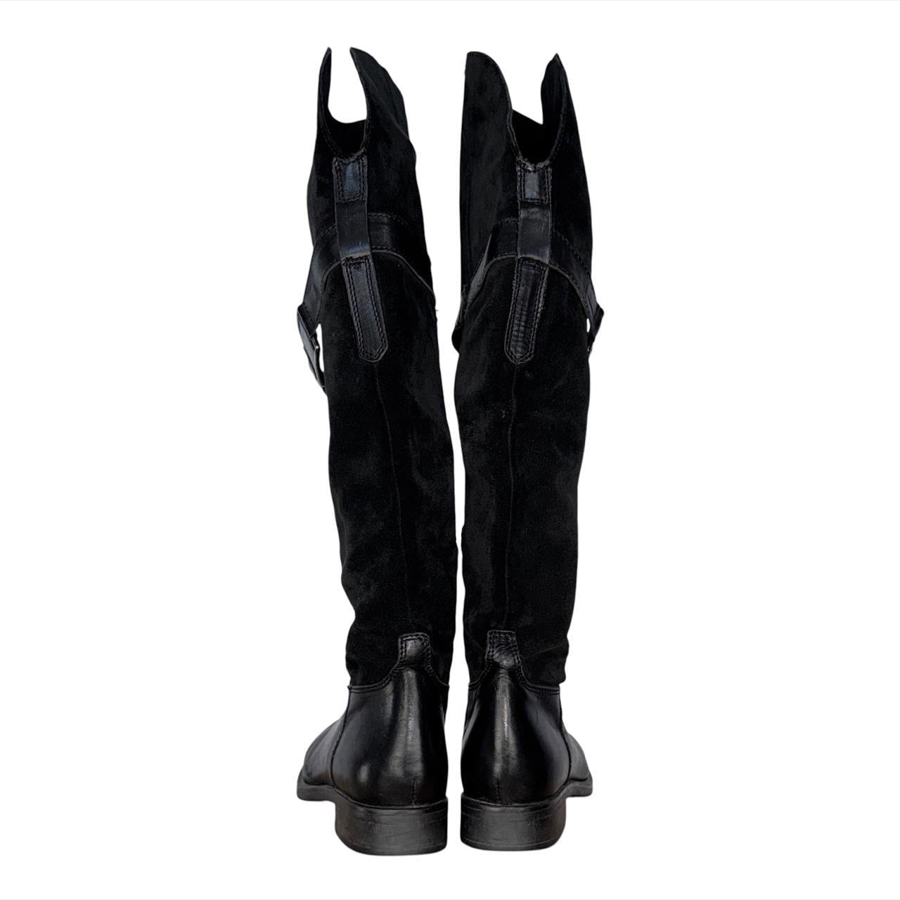 Vintage Suede & Leather Riding Boots (7)