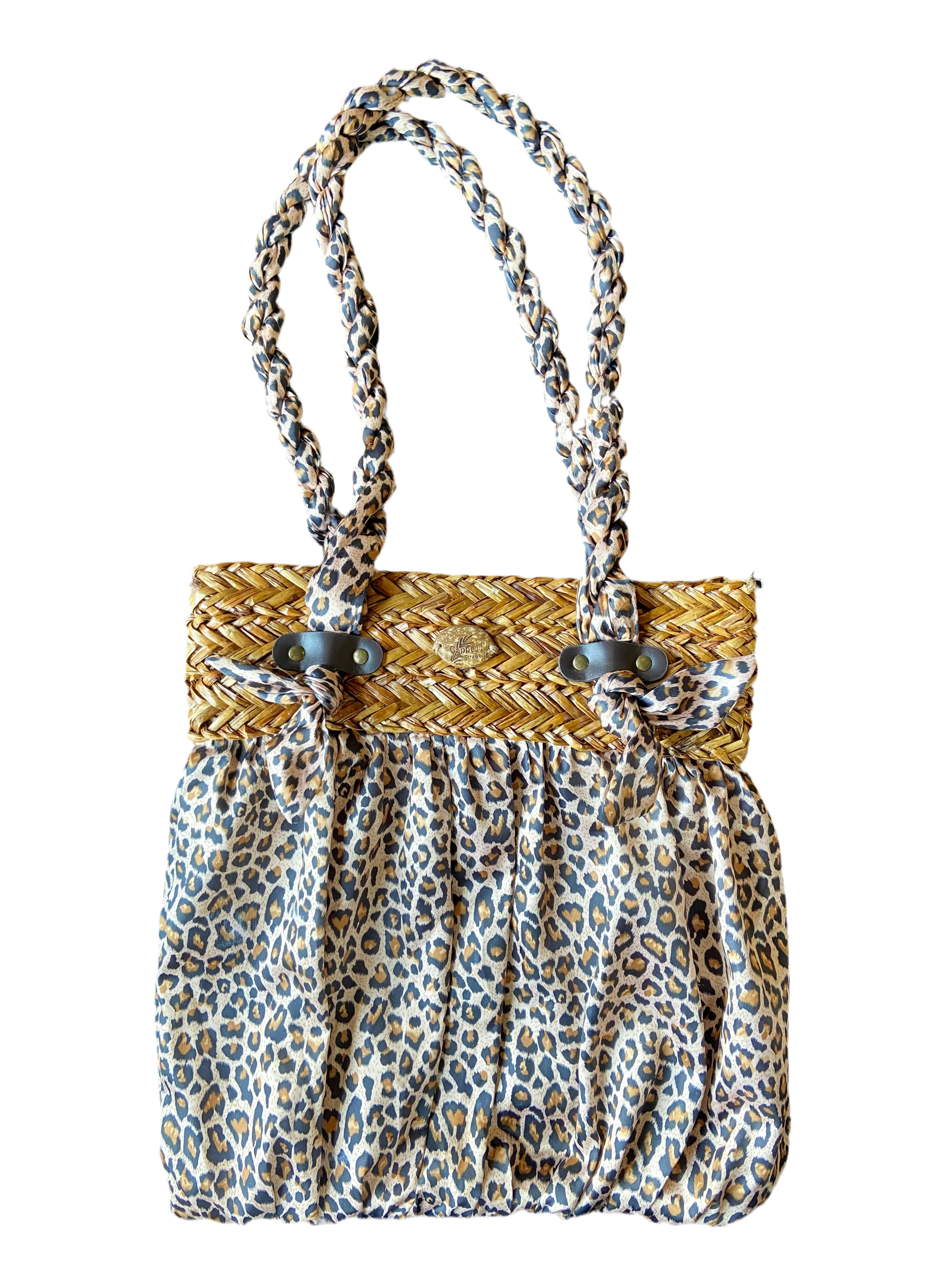 Cappelli Leopard Print StraworldShoulder Bag