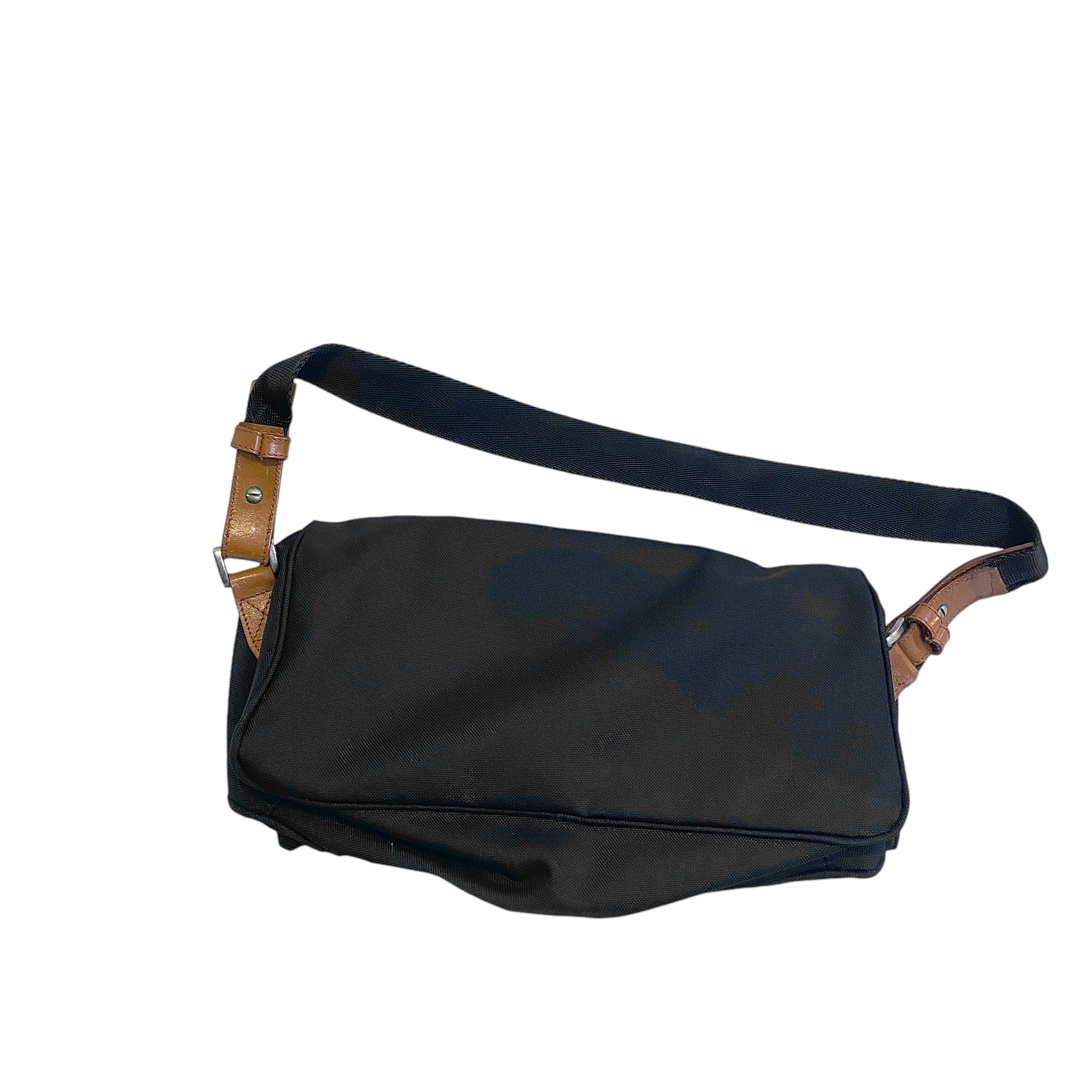 Vintage Armani Jeans Black Utility Belt Bag (S/M)