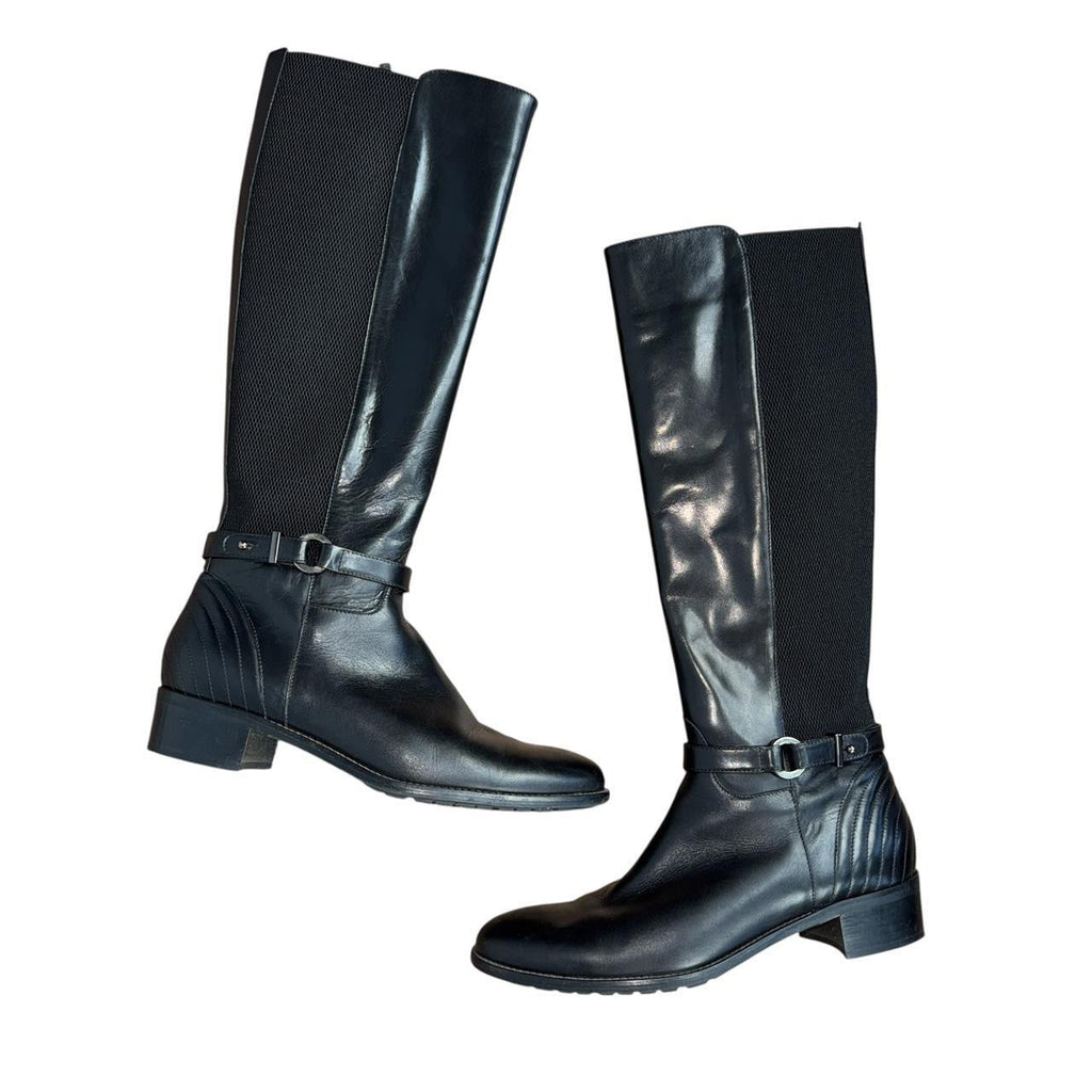 90s Italian Leather Riding Boots (10)