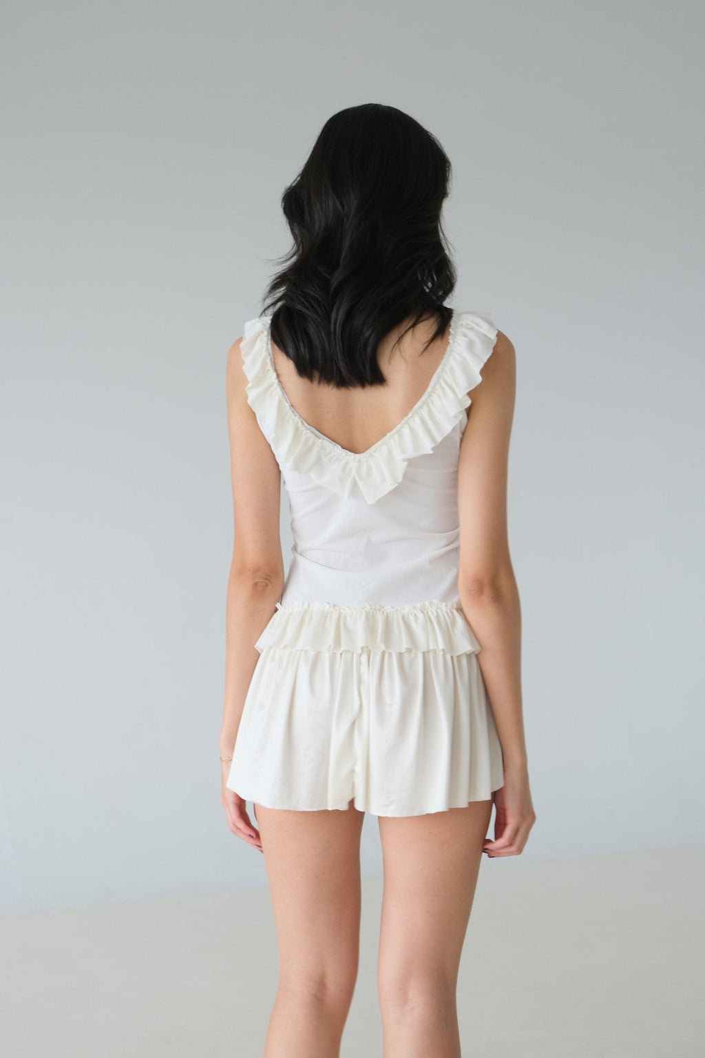 Vanilla Ribbon Micro Skirt (XS-L)