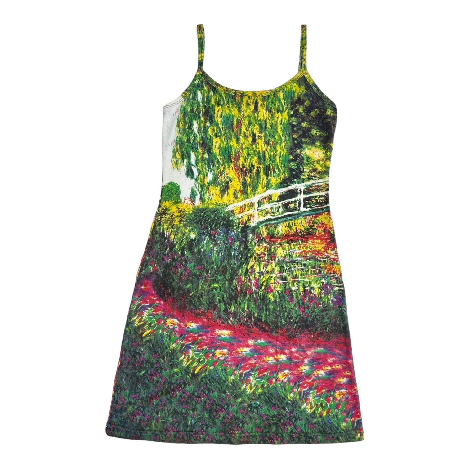 Monet Painting Spaghetti Strap Dress (M)