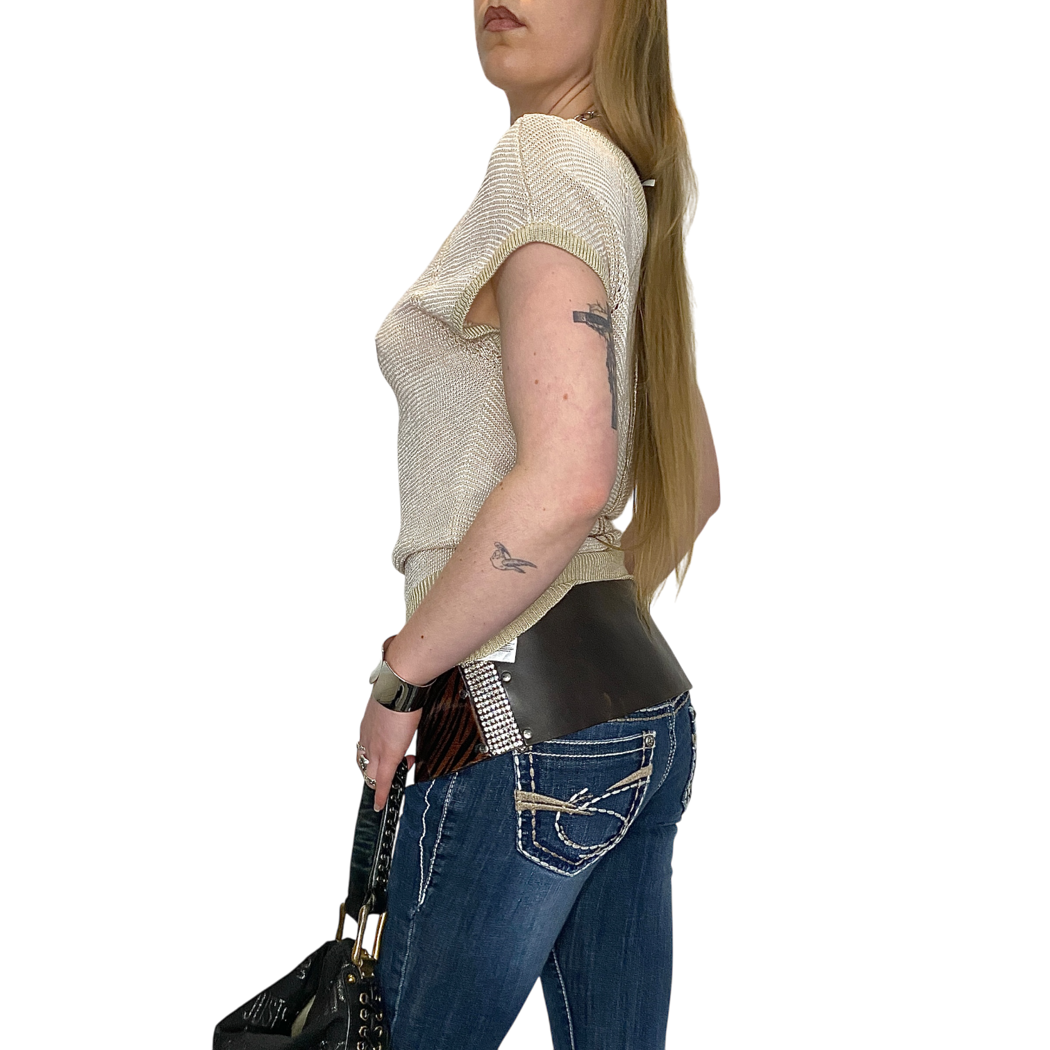 Vintage Guess Subversive Knit Top (XS)