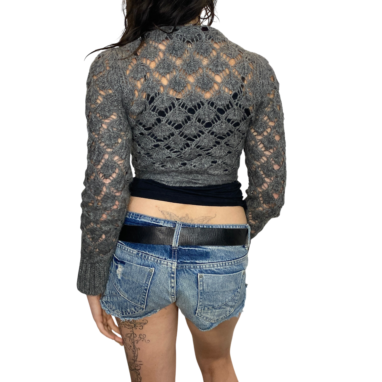 Vintage Grunge Multi-wrap Cardigan (S)