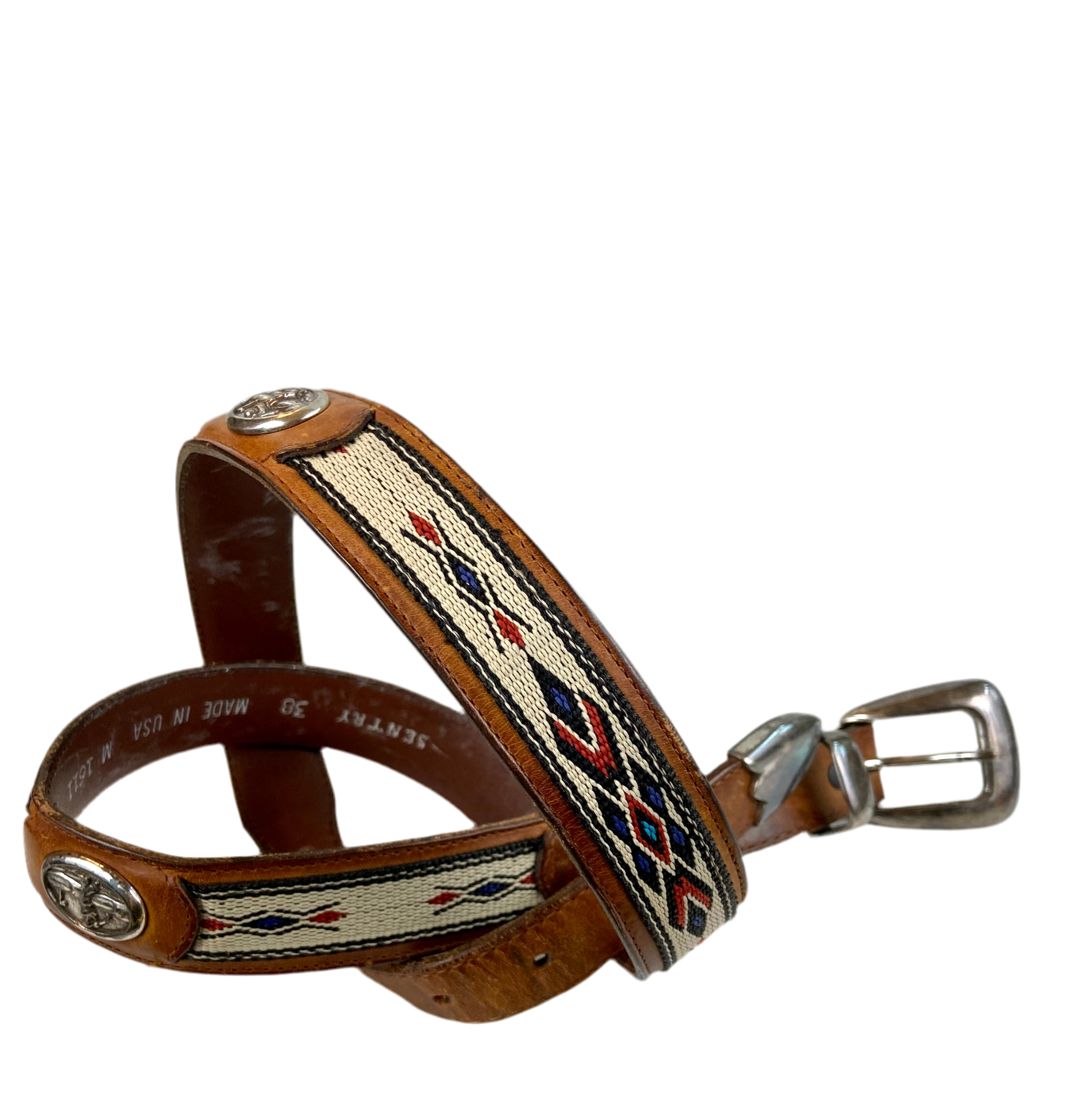 Sentry vintage leather belt