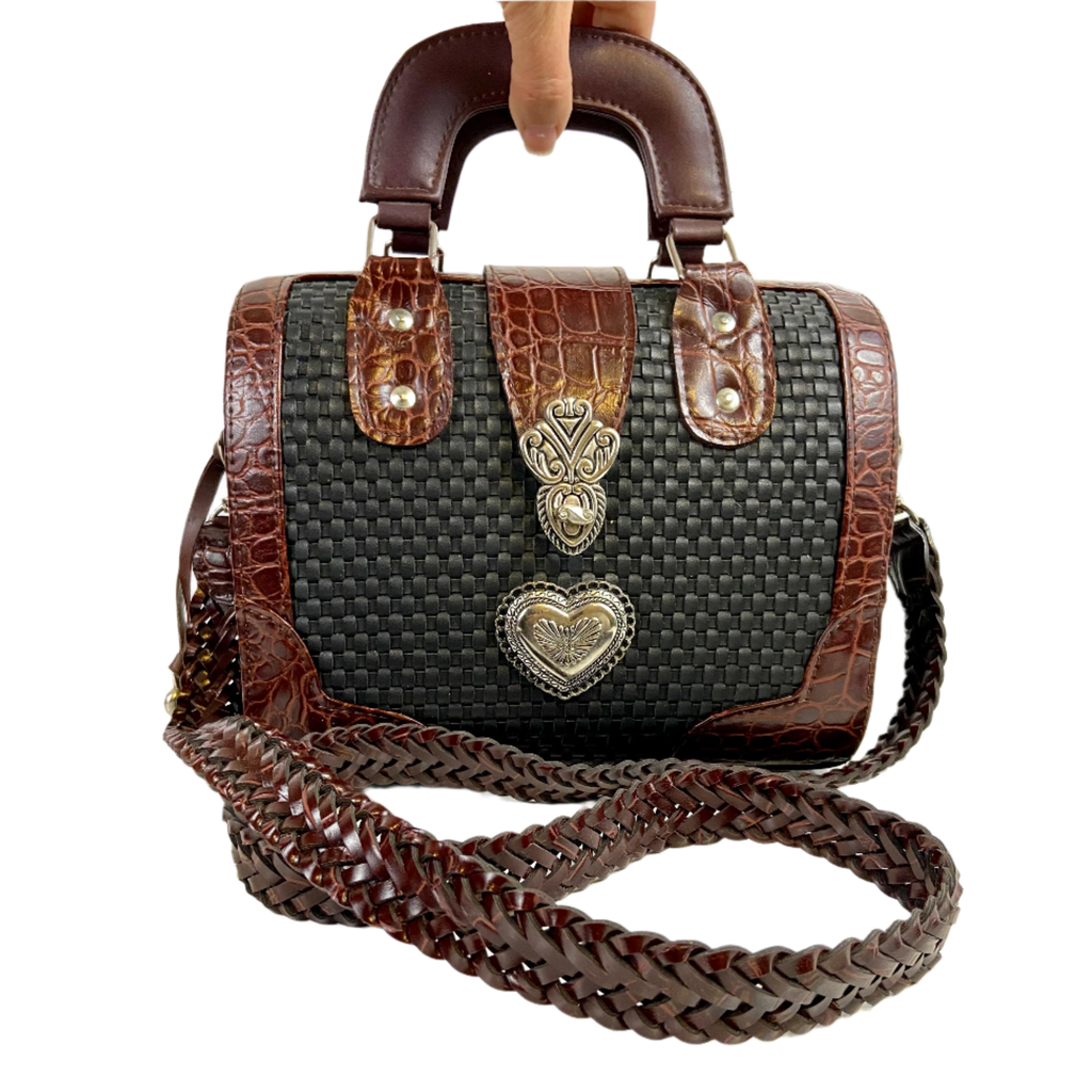 Vintage Heart Box Bag