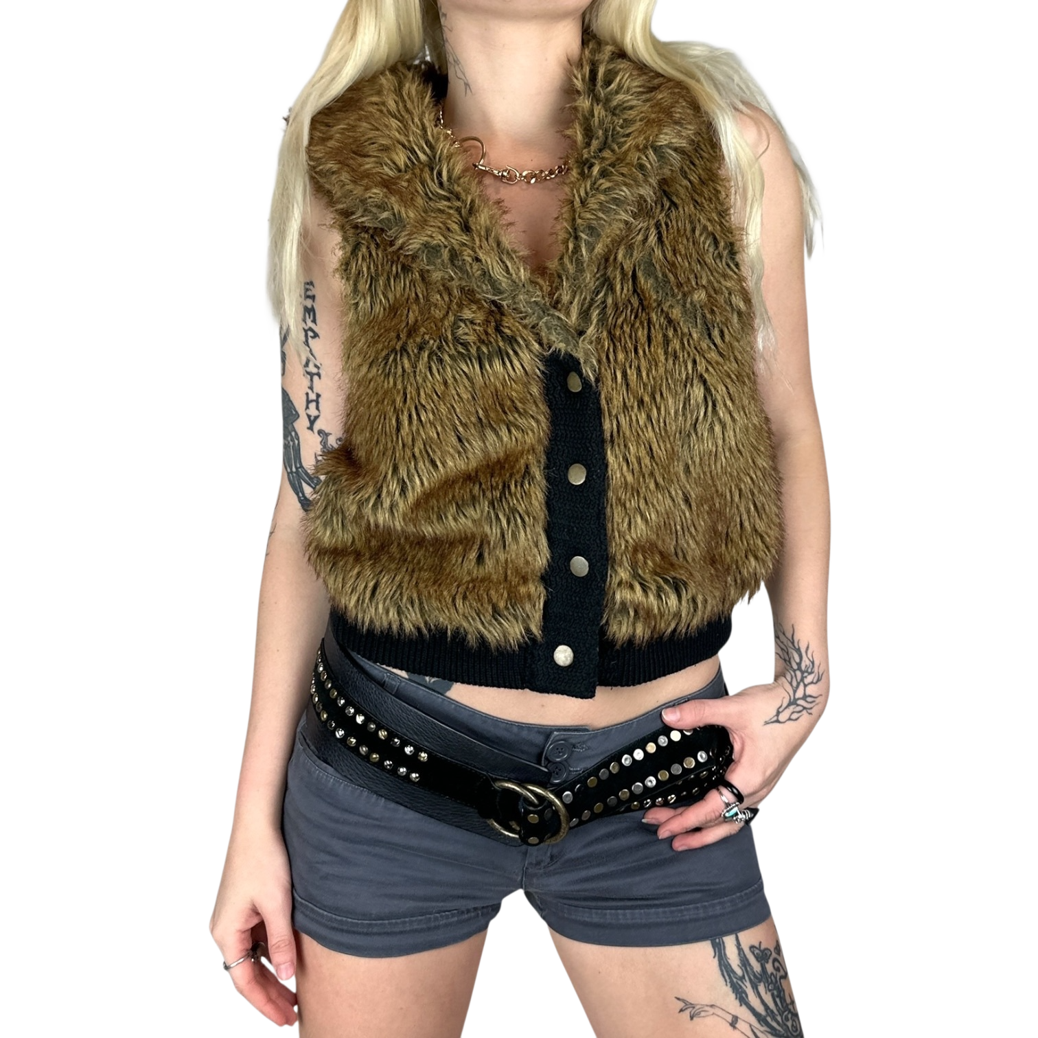 Faux Fur Vest (S)
