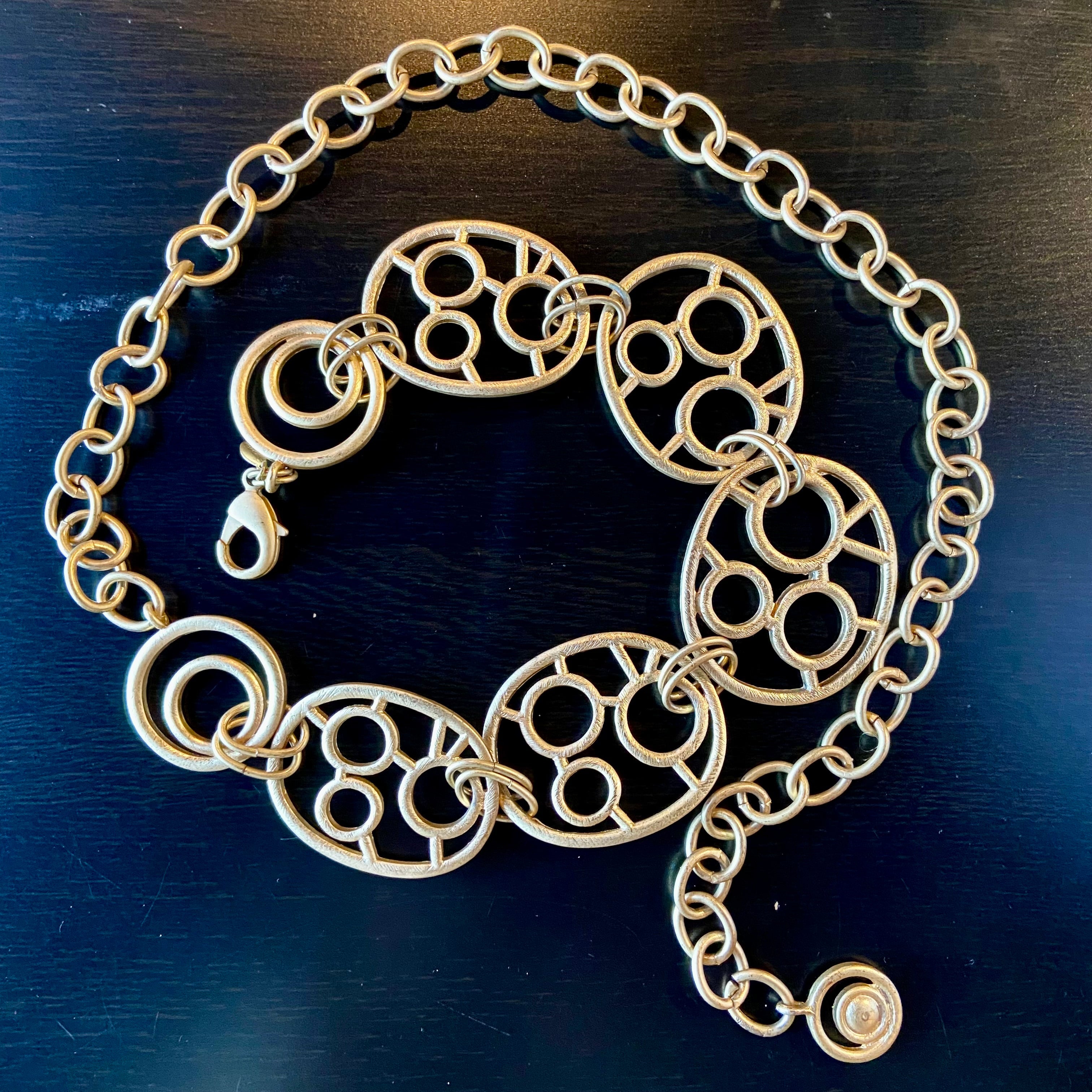 Vintage gold Chico's chain belt