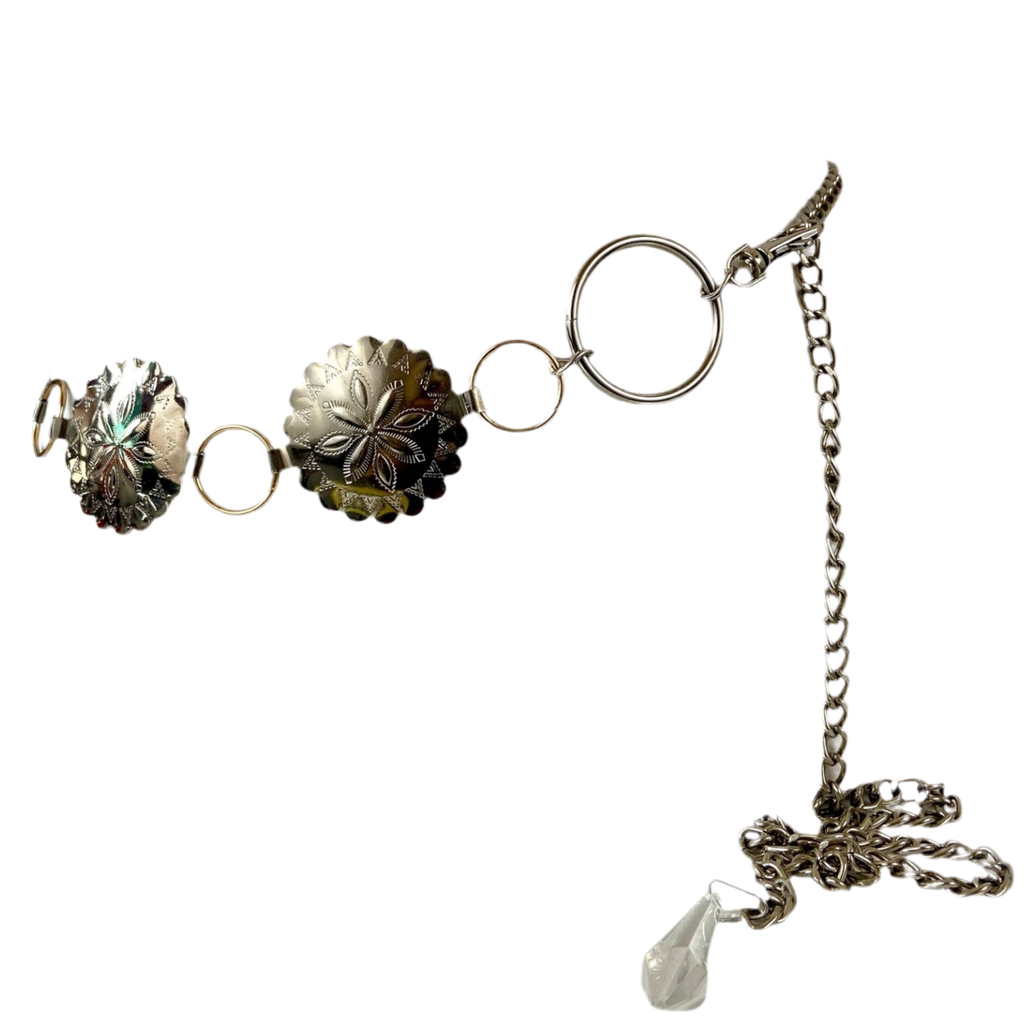 Silver gold waist belt