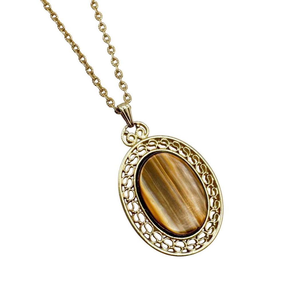 1970s Tiger's Eye Necklace